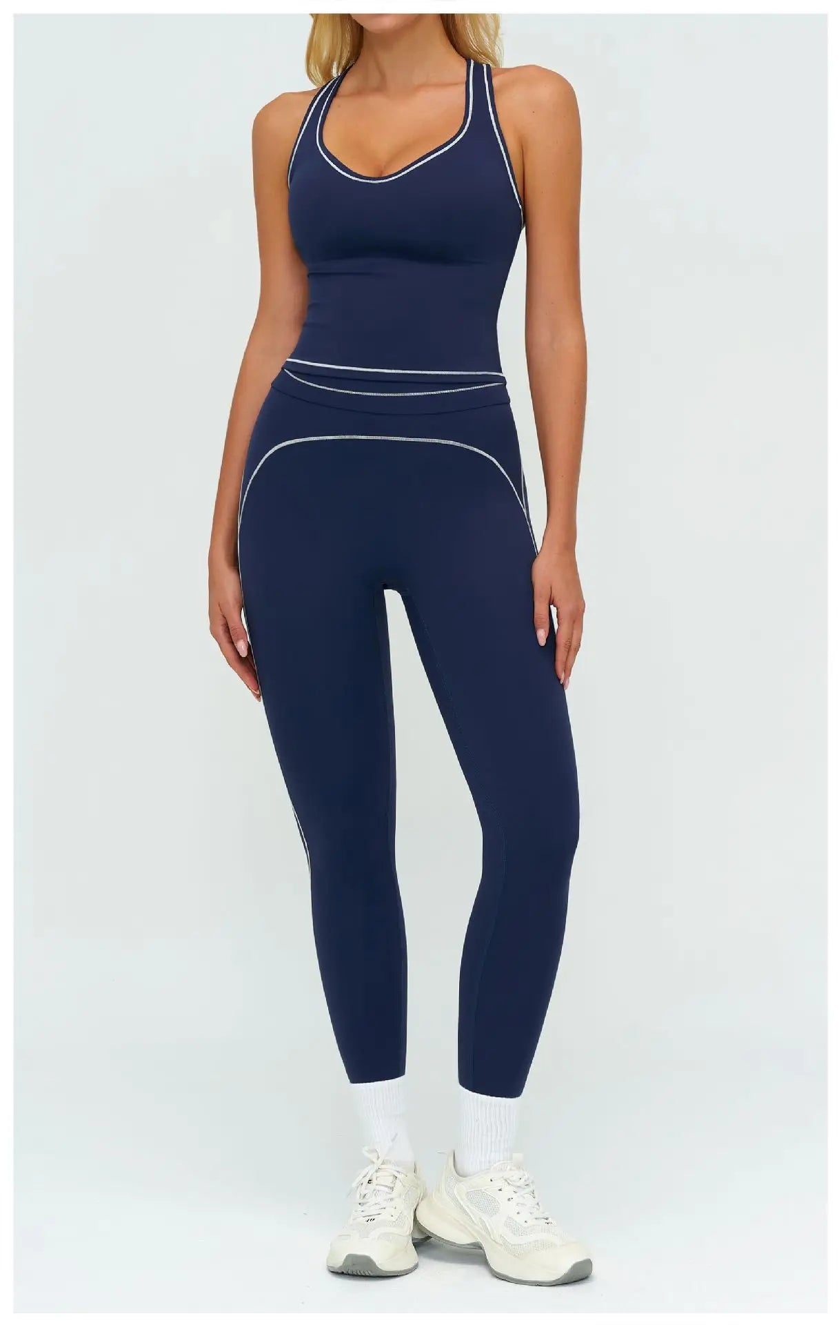 Women Tracksuit 2PCS Yoga Clothes Athletic Wear Fitness Set Gym Outfits Workout Sets Push Up Sports Bra Leggings Suit Sportswear