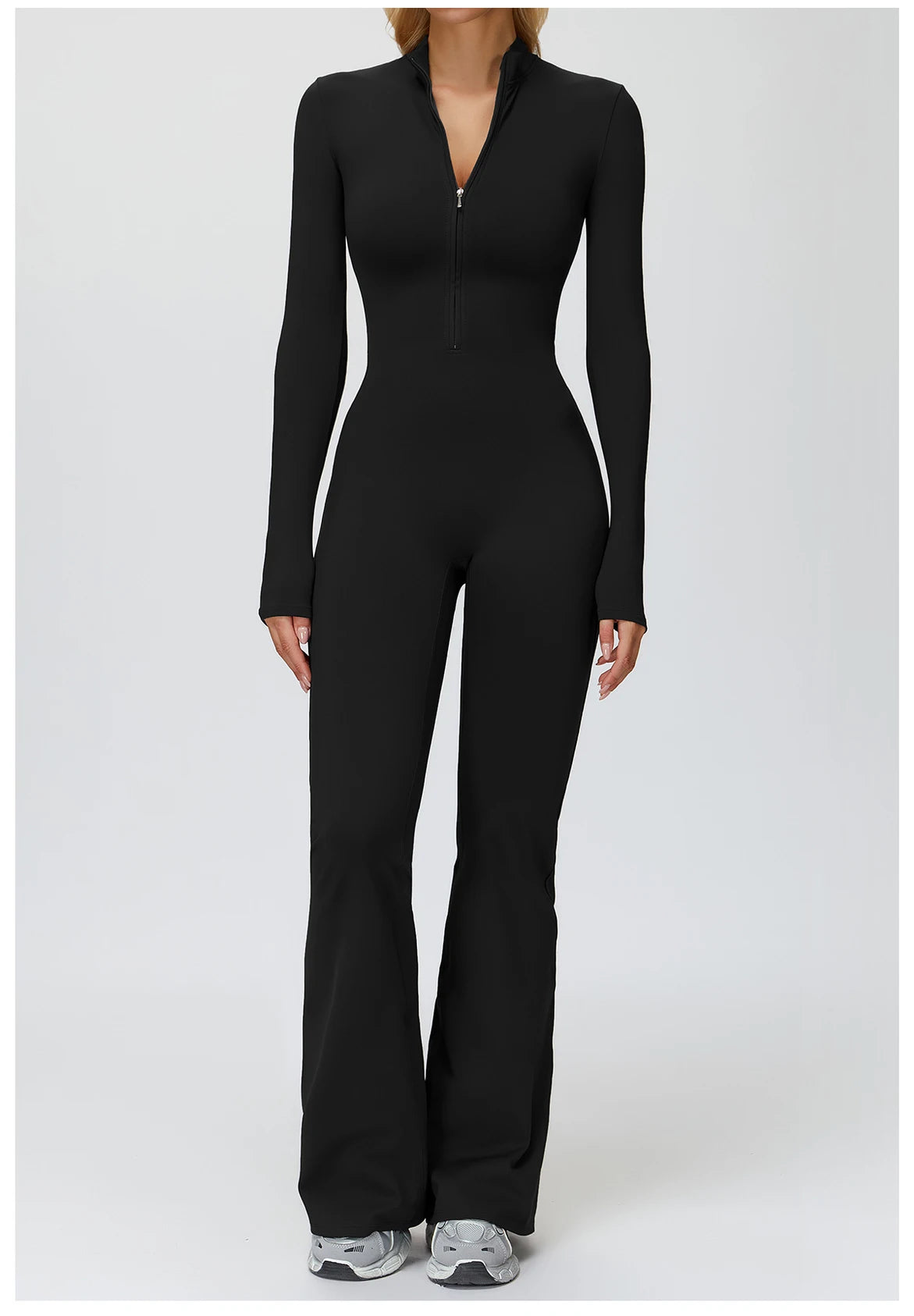 Winter Yoga Suit Gym Set Women Tracksuit Thicken Sportswear Zipper Fitness Long Sleeved Sports Jumpsuit Push Up Workout Clothes