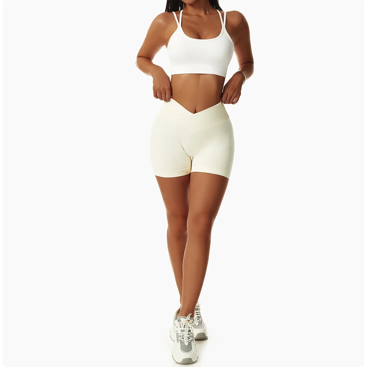 Summer Seamless Yoga Shorts High Waist Elasticity Sports Leggings Women Breathable Cycling Shorts Buttock Lift Gym Shorts Women