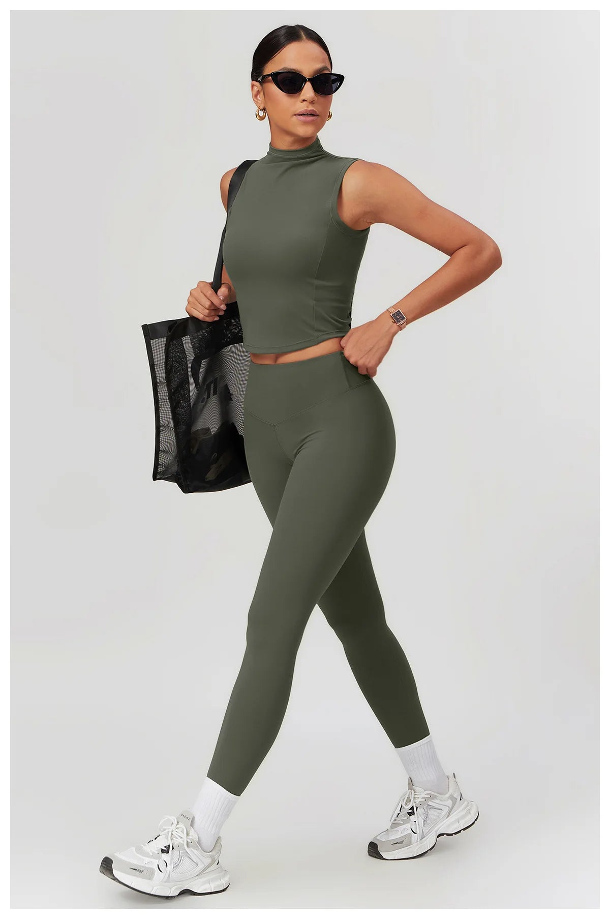 2PCS Yoga Set Workout Sets Women Clothes Gym Tracksuit Push Up Fitness Running Sportwear Sport Bra Short Sleeved Leggings Suit