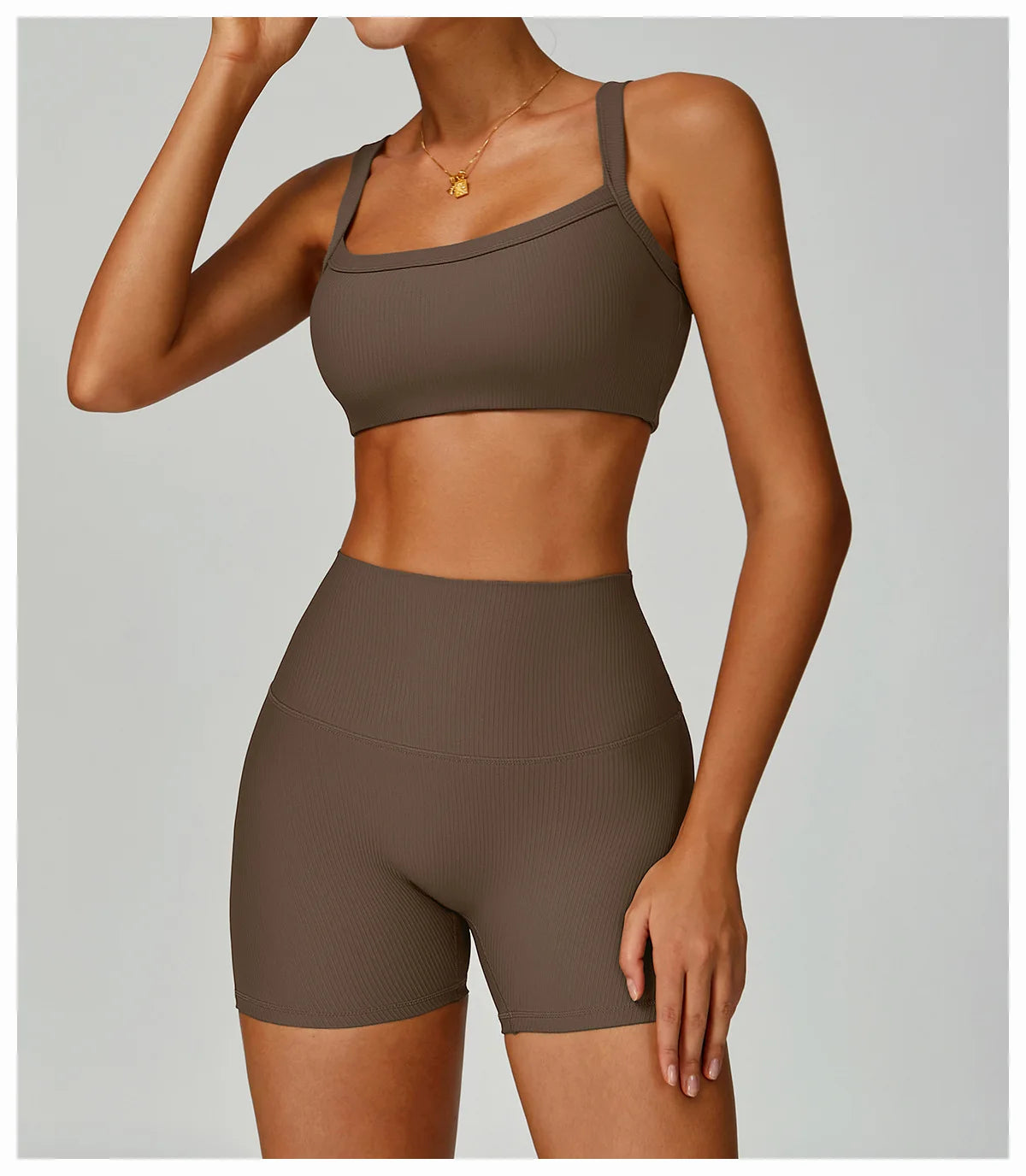 Breathable Sports Bra Anti-Sweat Fitness Top Women Yoga Bra Shockproof Crop Top High Strength Push Up Sport Bra Gym Workout Top