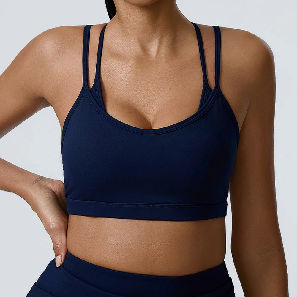 Women Fitness Underwear Yoga Bras Beautiful Back Sports Bras Top Women Bra Sexy Breathable For Women Gym High Strength Bra