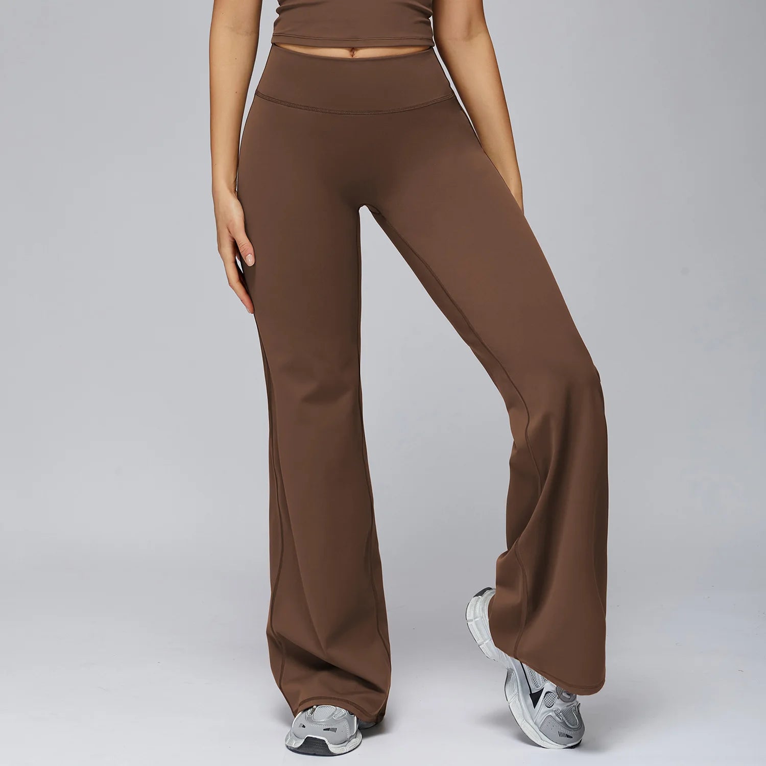 High Waist Flared Leggings Women Gym Fitness Yoga Pants Workout Runing Sport Leggings Women's Control Tummy Yoga Wide Leg Pants