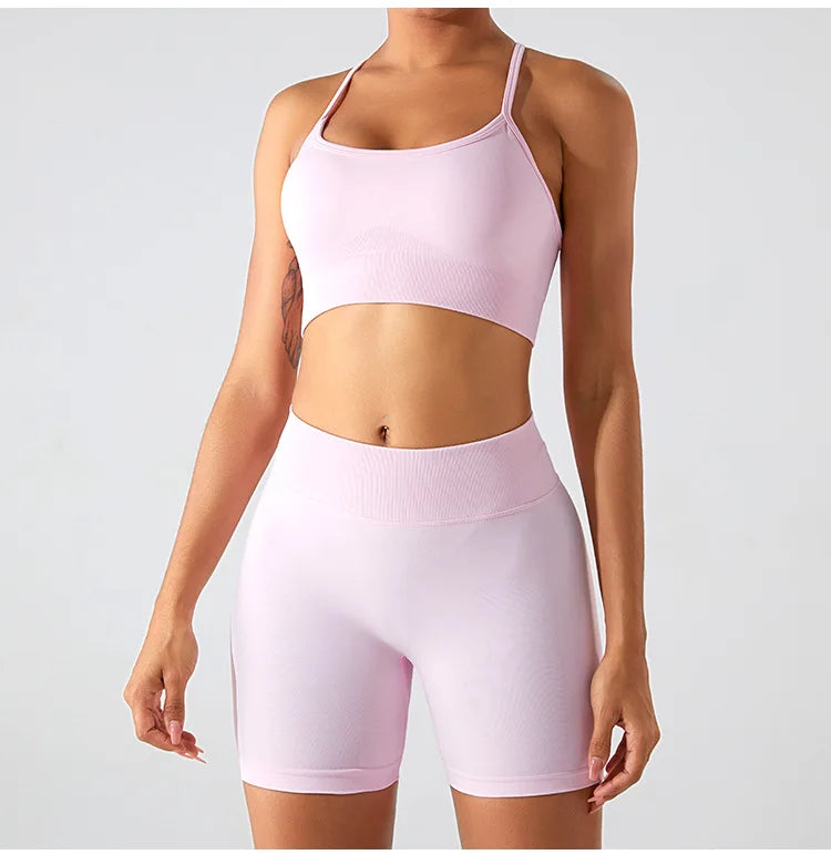 Women Sexy Cross Sports Bra Yoga Gym Top Women Workout Running Yoga Bra Stretch Women Sports Underwear Fitness Workout Tank Top