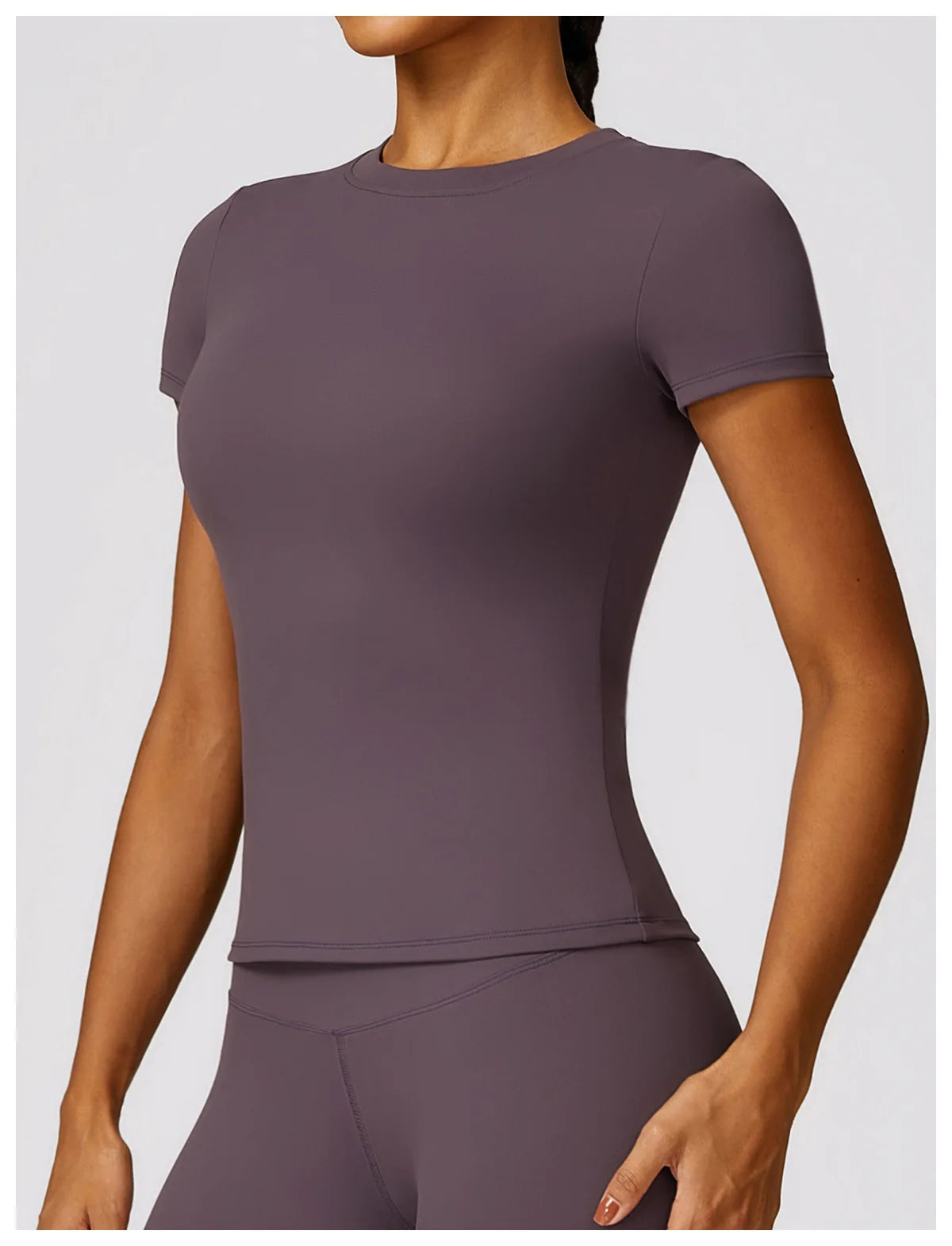 Yoga Shirts Women Top Quick Dry Running Tops Tights Push Up Workout Gym Clothes Female Short Sleeve Fitness Sports T-Shirts
