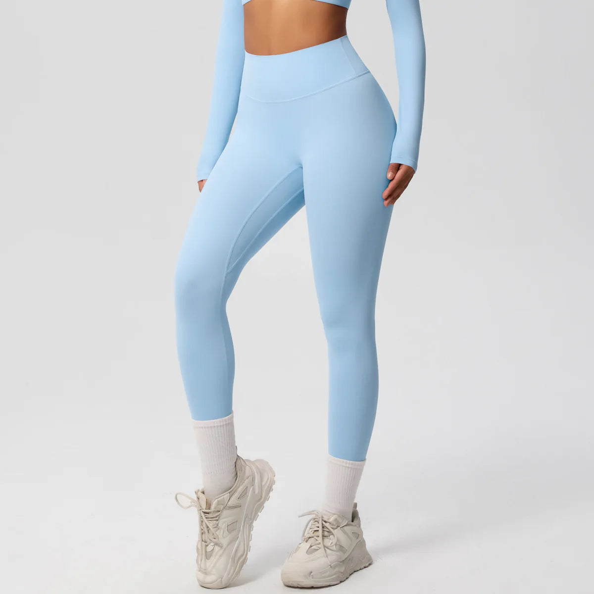 Leggings Female High Elastic Seamless Tights High Waist Butt Lift Sexy Fitness Pants Knit Slim Gym Running Yoga Leggings