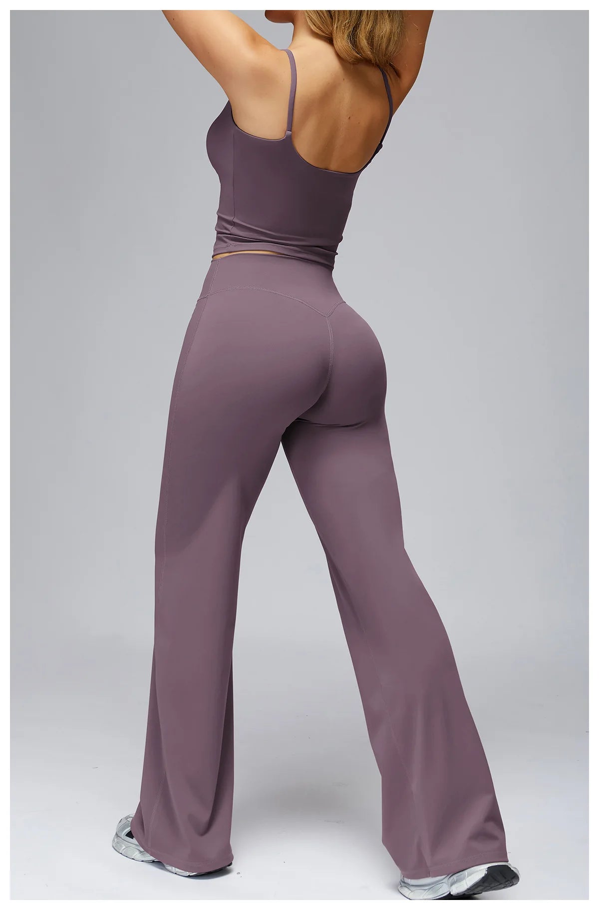 Yoga Set 2PCS Women Sportswear Workout Clothes Seamless Athletic Wear Gym Legging Fitness Bra Crop Top Long Sleeve Sports Suits