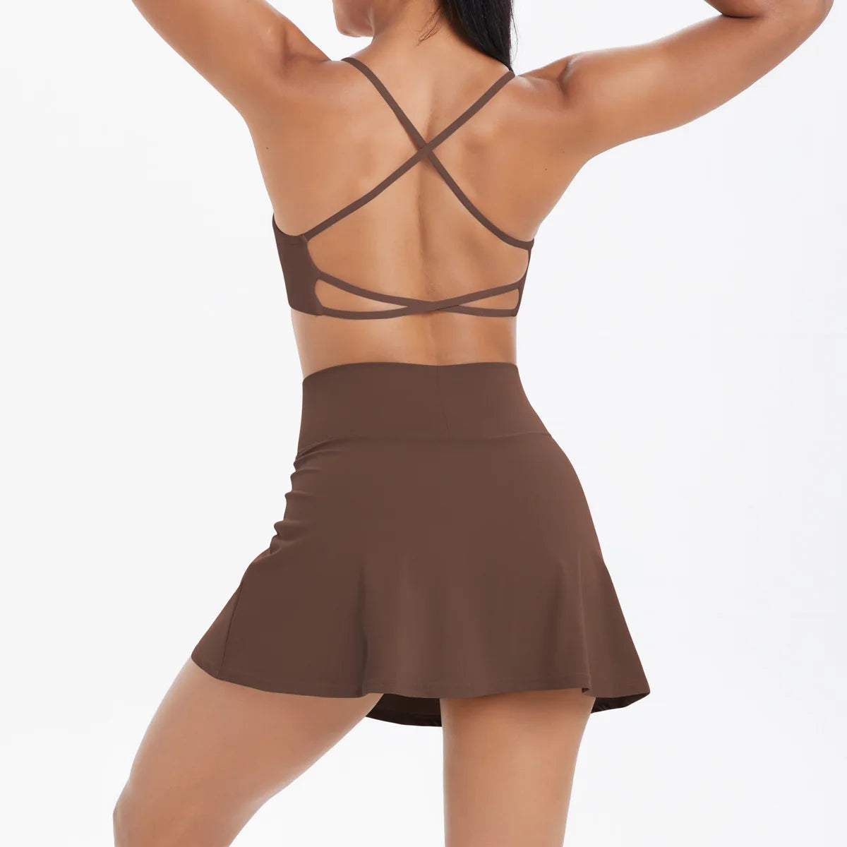 Yoga Outfits Women Tracksuit Sport Bras Shorts Workout Set Women Yoga Clothes Fitness Yoga Short Skirt Gym Set Yoga Sets