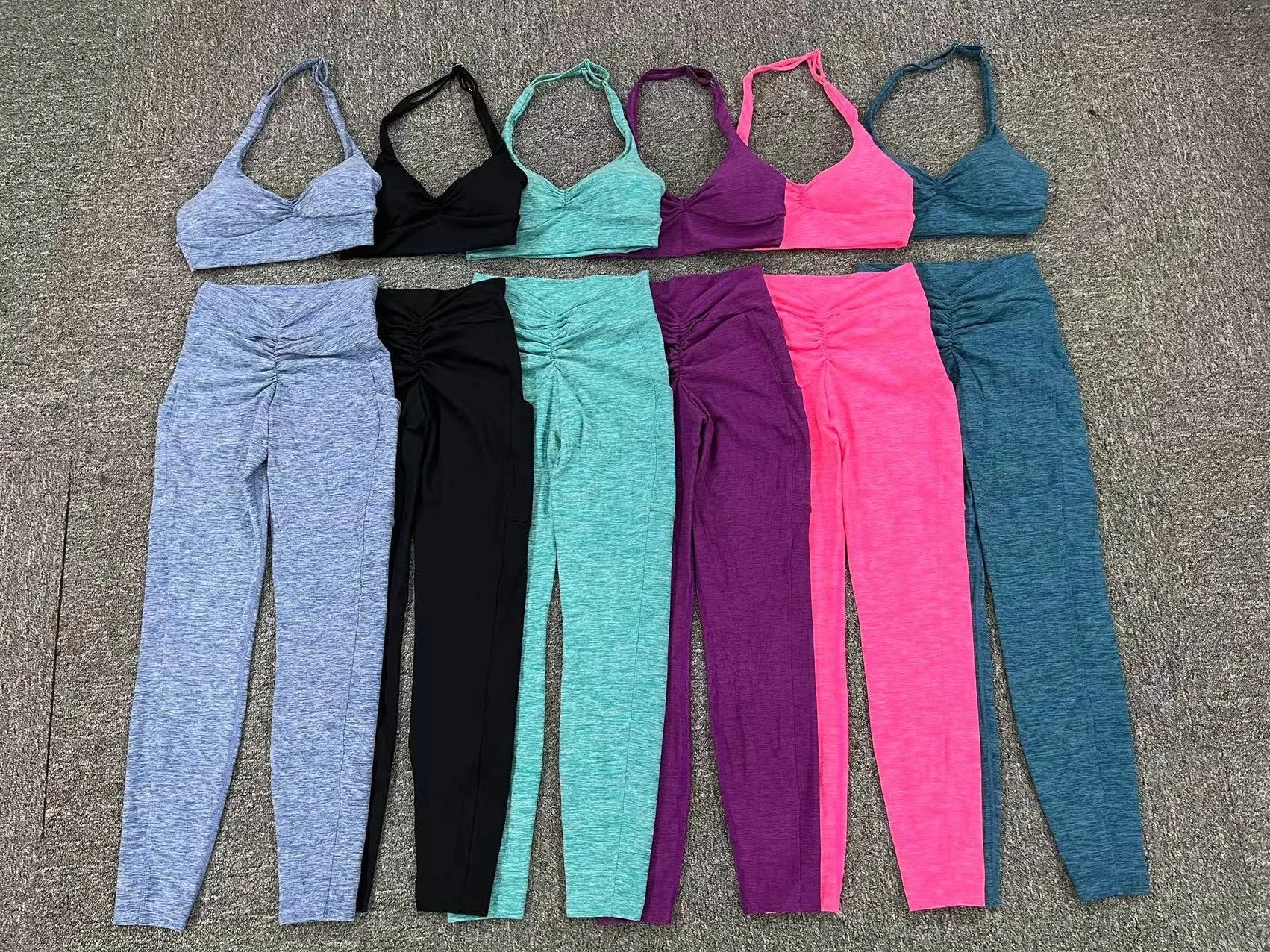 Fitness Suit Women Tracksuit Yoga Set Sportswear Workout Clothes Sports Bra High Waist Leggings Gym Clothing Sports Suits