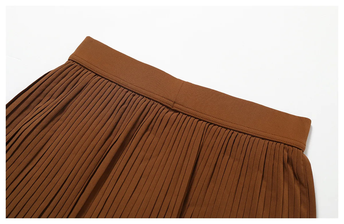 Women Pleated Sports Tennis Skirts Women High Waist Yoga Fitness Short Skirt With Pockets Gym Golf Loose Mini Skirt With Pockets