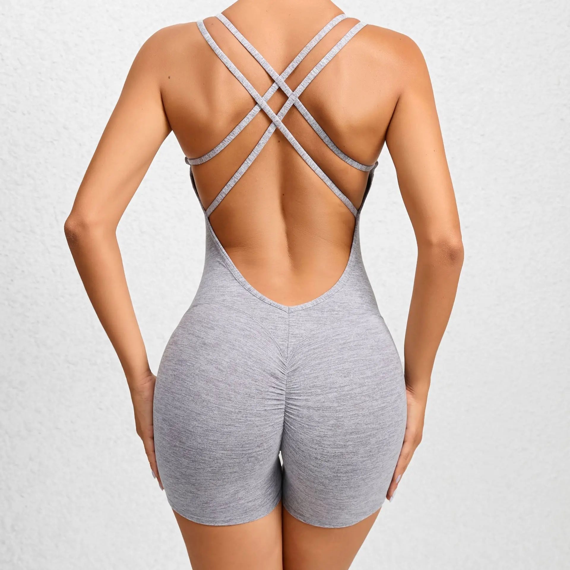 Yoga Jumpsuit Gym Clothes Women Tracksuit Fitness Clothing Rompers Sport Set Sportswear Push Up Workout Sets Bodysuits