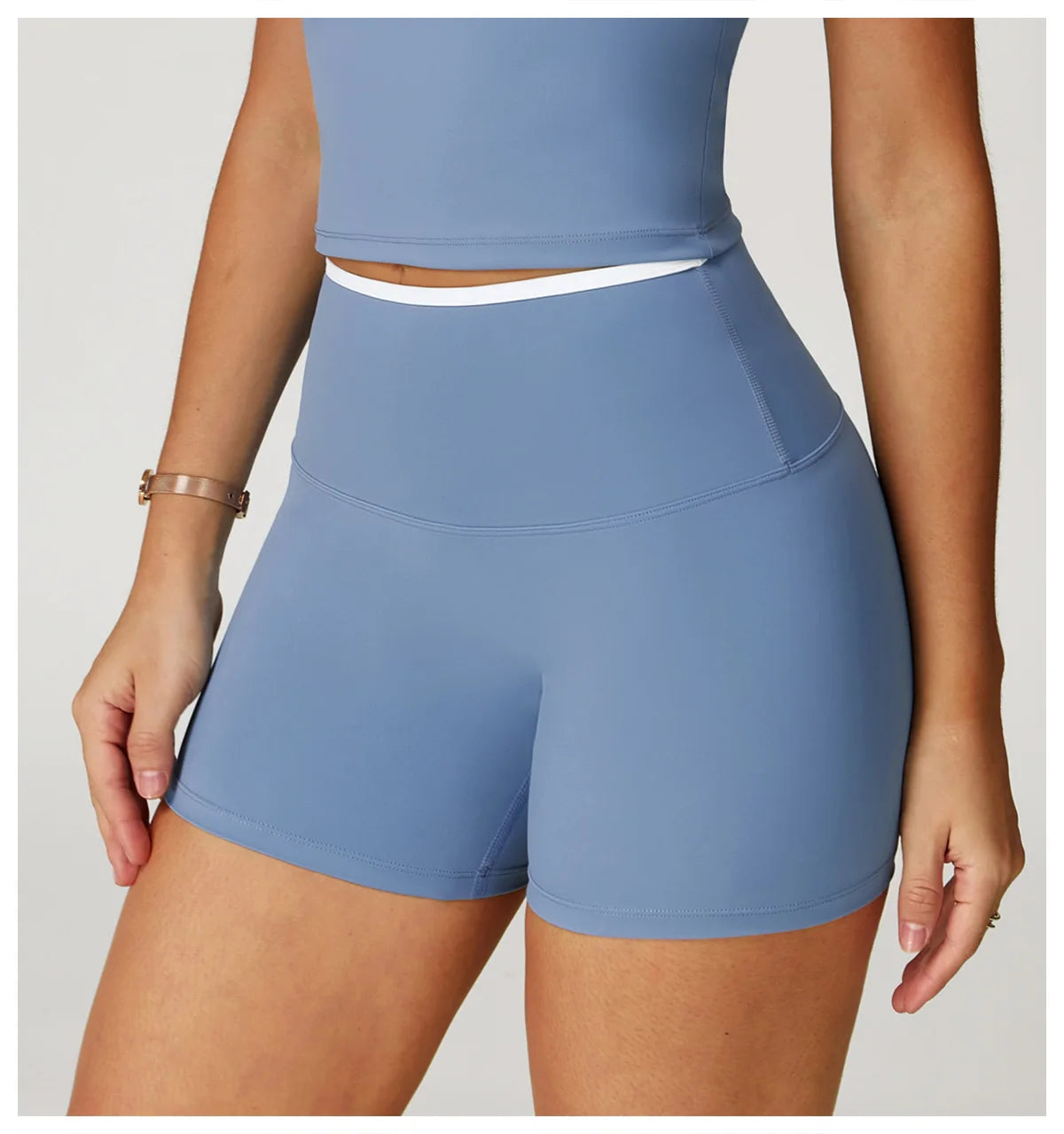 Women Yoga Shorts High Waist Workout Shorts Fitness Impact Shorts Yoga Lift Butt Fitness Ladies Cycling Gym Running Short Pants