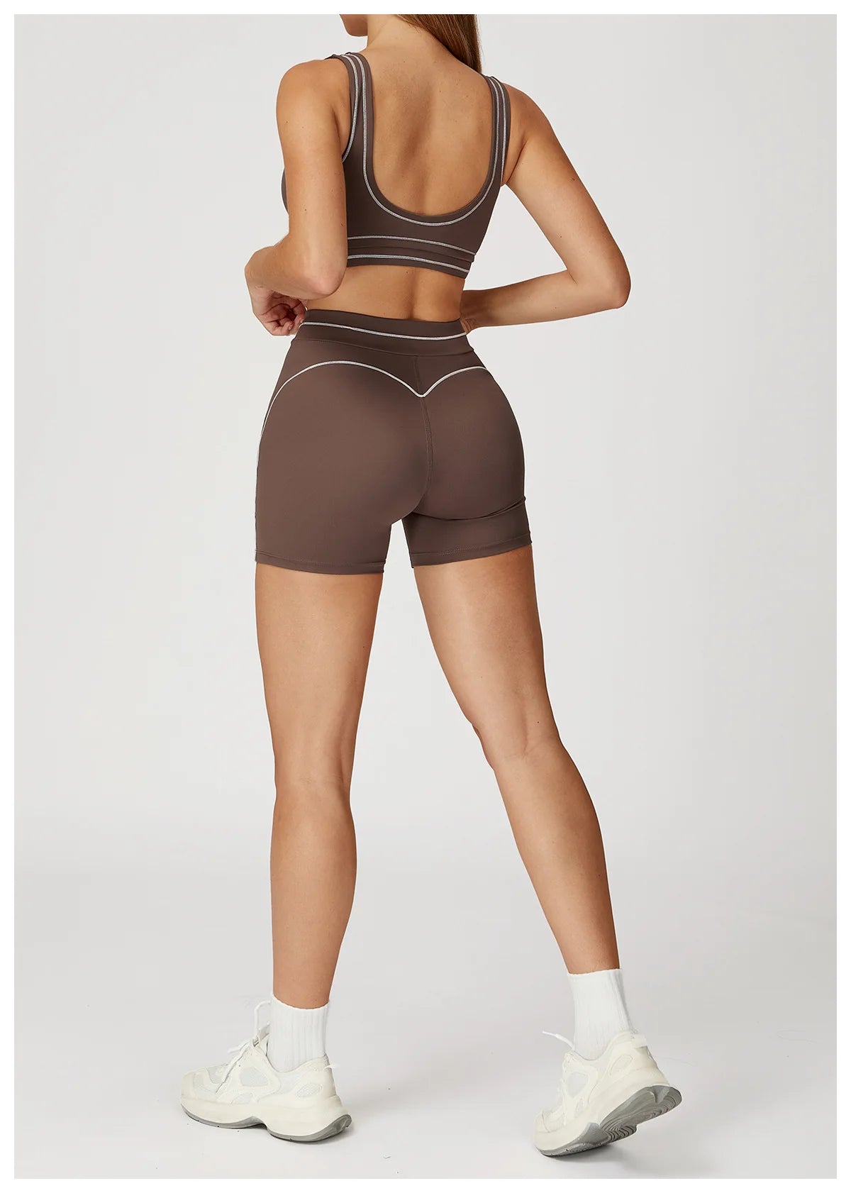Women's Tracksuit Yoga Set 2PCS Sport Suit Gym Wear Workout Clothes Gym Outfits High Waist Legging Fitness Bra Set Sports Suits