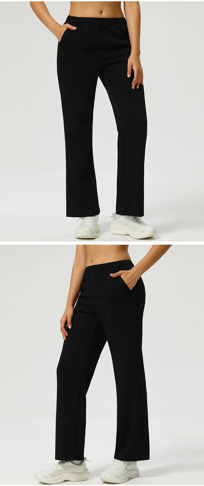Flare Leggings Women Yoga Pants High Waist Breathable Wide Leg Pants Gym Sports Slim Flared Tight Pants Plus Size Dance Trousers