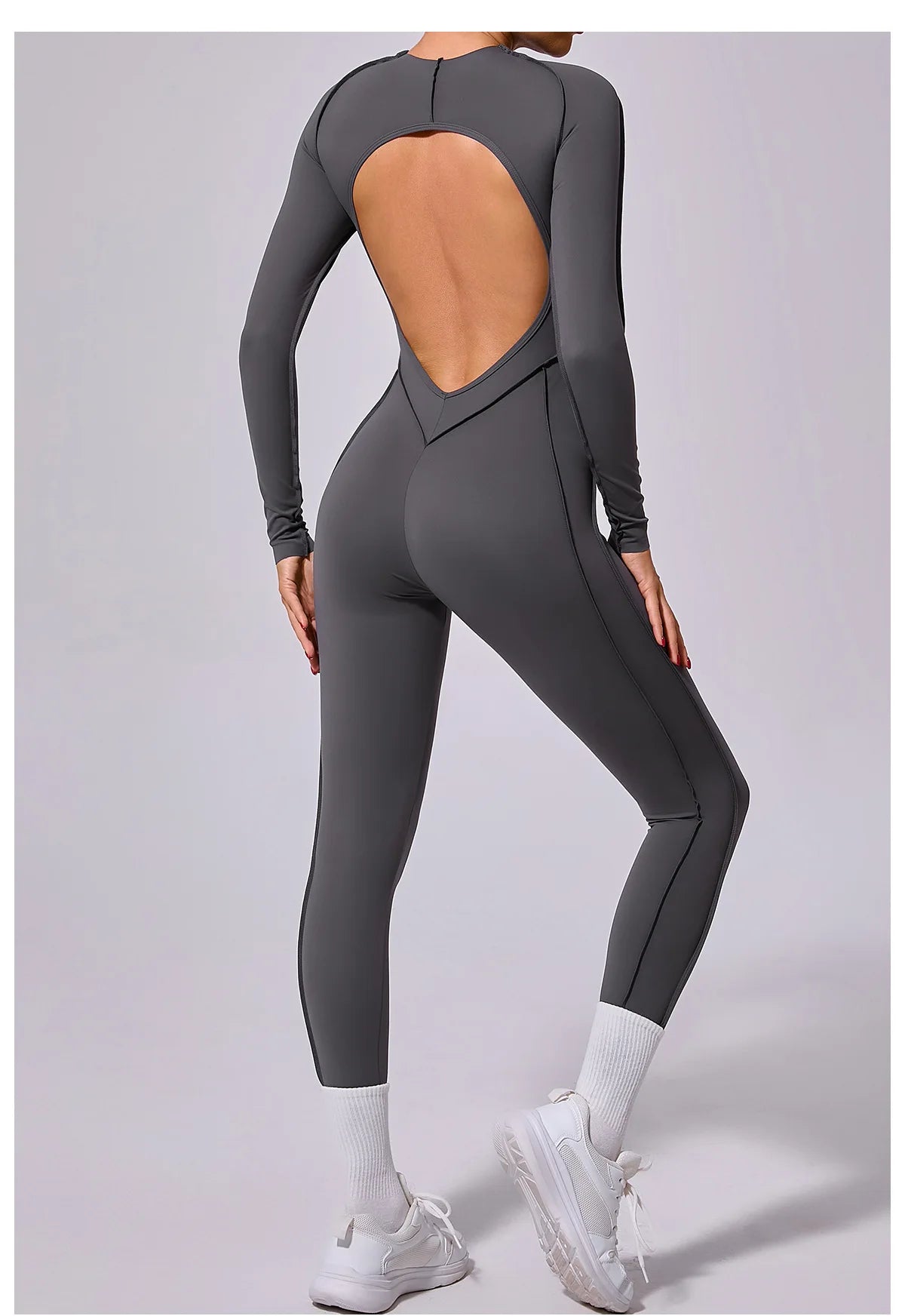 Workout Jumpsuit Sports Overalls Women Tracksuit Gym Clothing Running Long Sleeved Fitness Suits Gym Clothes Sportswear Yoga Set