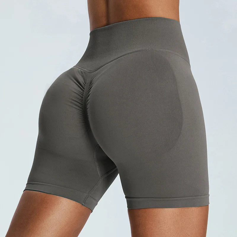 Seamless Yoga Shorts Women High Waist Workout Shorts Fitness Yoga Lift Butt Fitness Women Shorts Gym Short Running Sportswear