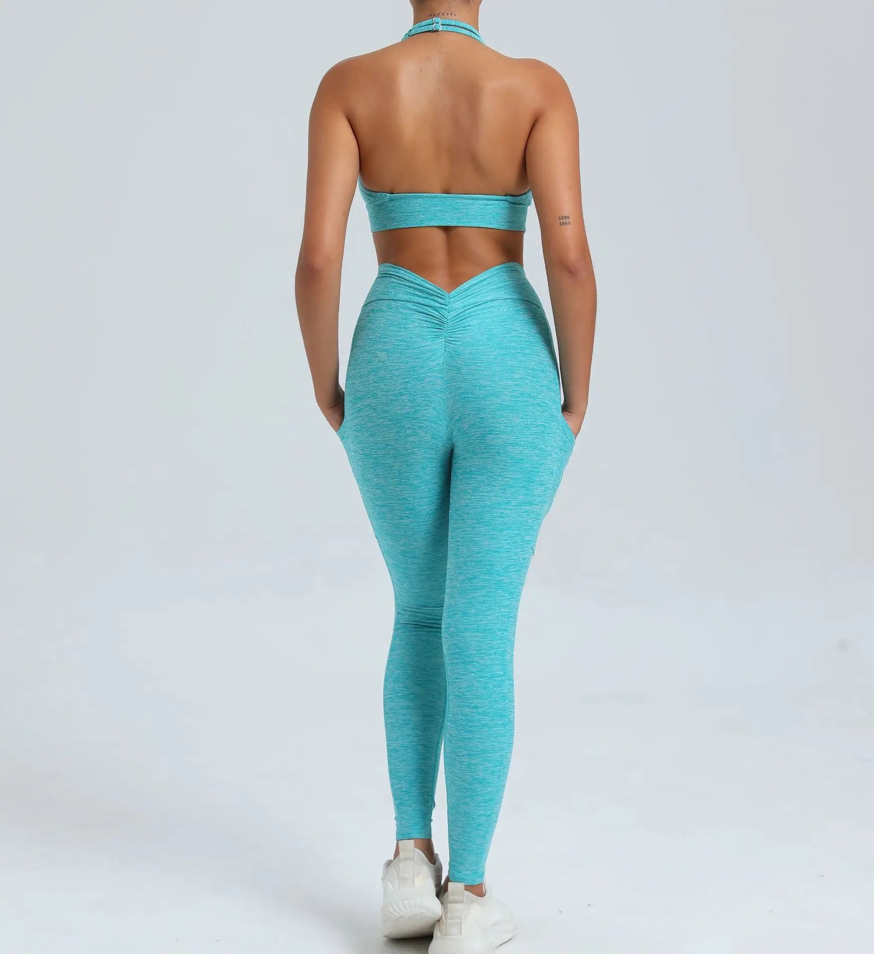 Fitness Suit Women Tracksuit Yoga Set Sportswear Workout Clothes Sports Bra High Waist Leggings Gym Clothing Sports Suits