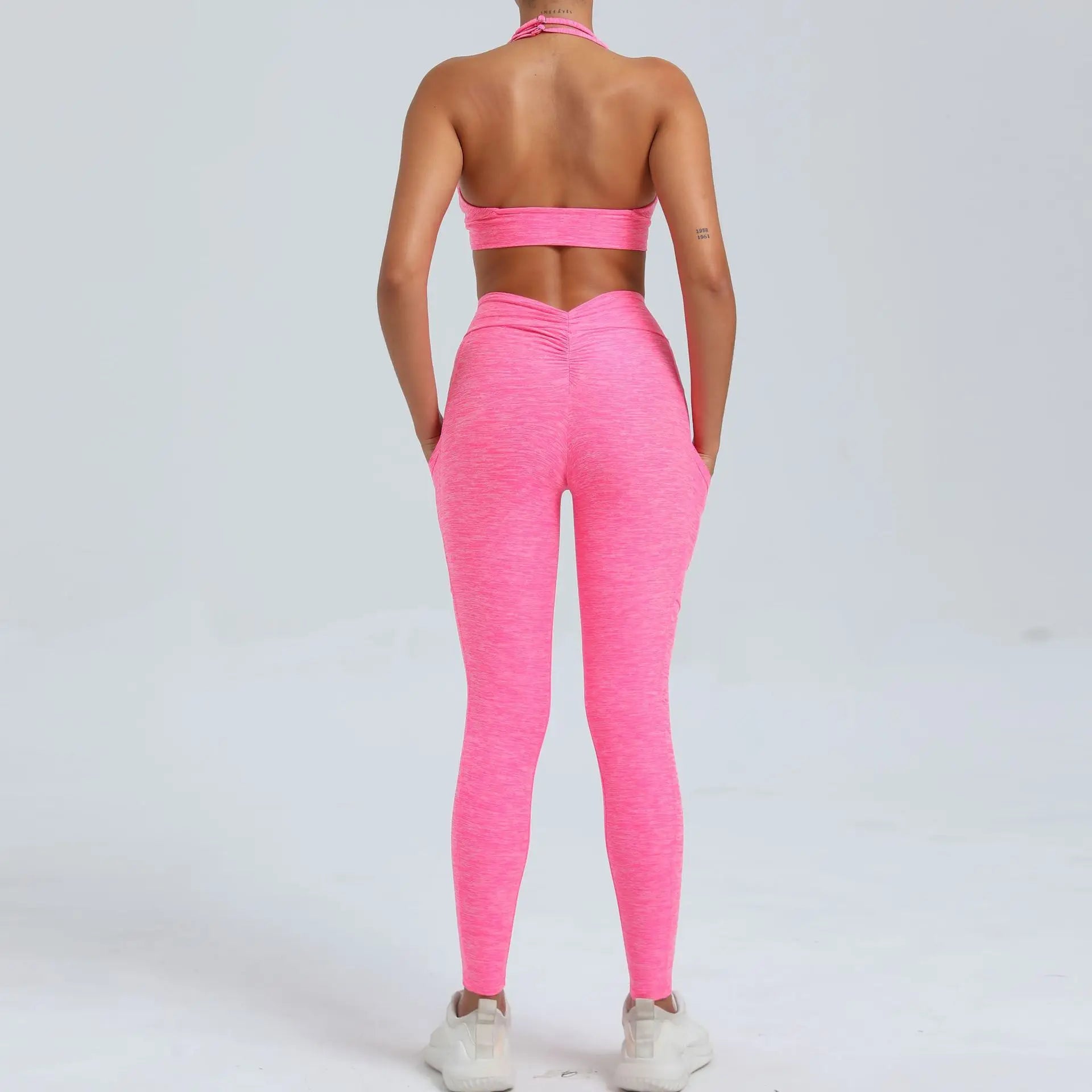 Fitness Suit Women Tracksuit Yoga Set Sportswear Workout Clothes Sports Bra High Waist Leggings Gym Clothing Sports Suits