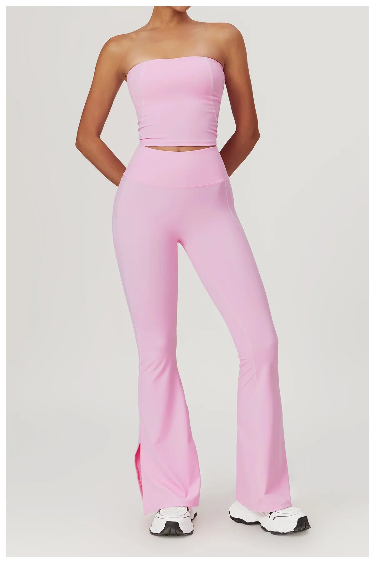 Yoga Flare Leggings Women Bell-bottoms Fitness Push Up High Waiste Wide Leg Workout Pants Gym Elastic Tights Exercise Sport Pant