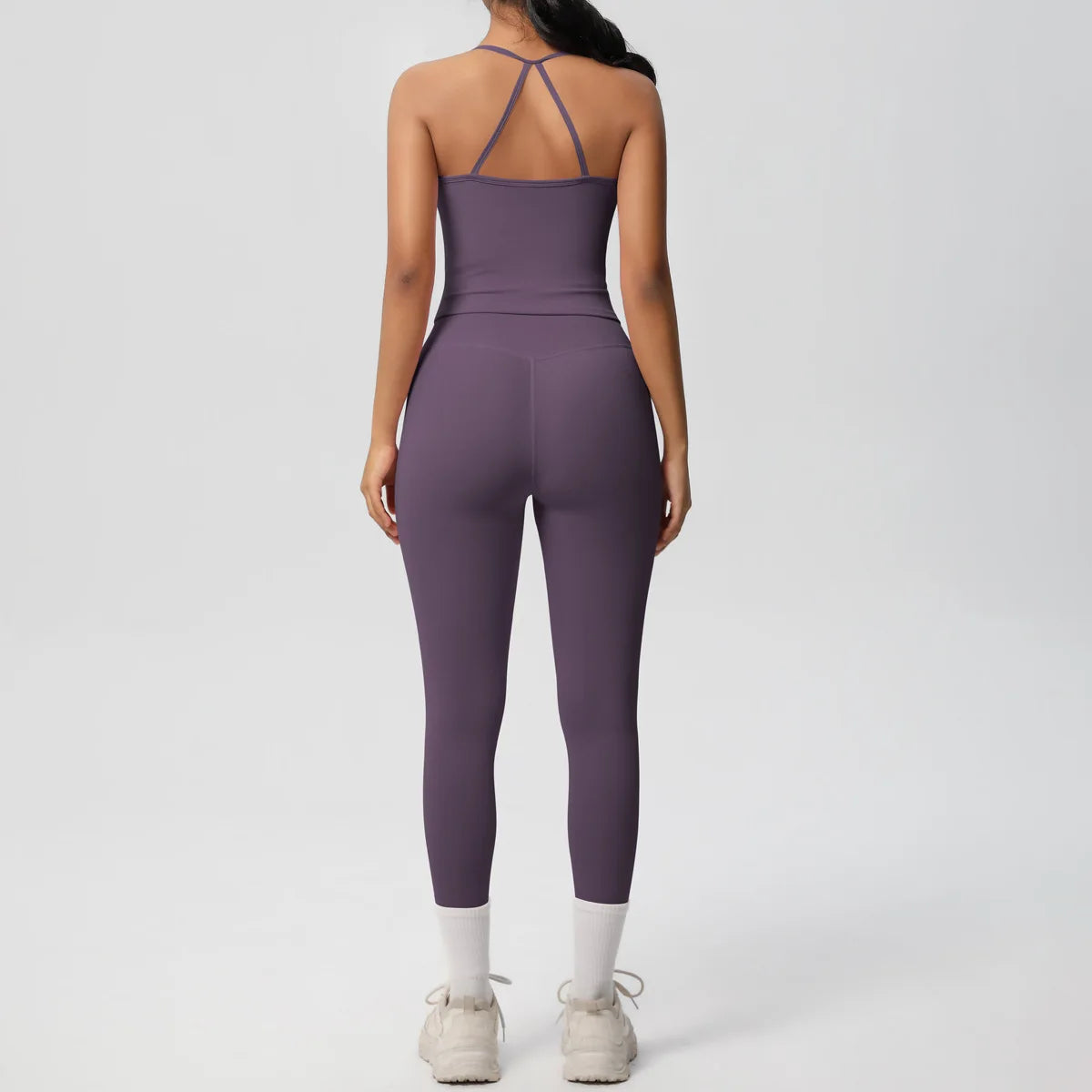 Yoga Outfits Women Tracksuit Fitness Suit Training Sleeveless Sport Gym Set Workout Overalls Sports Underwear Sportswear