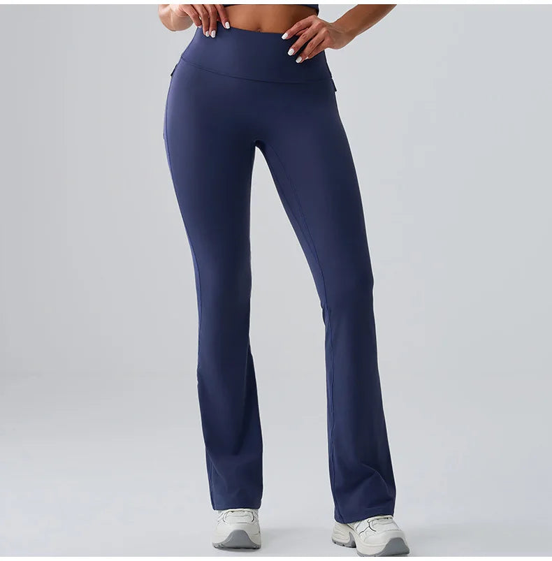 Sports Leggings Women Flares Leggings High Waist Tights Scrunch Butt Yoga Flares Pants Push Up Gym Leggings Women Yoga Clothes