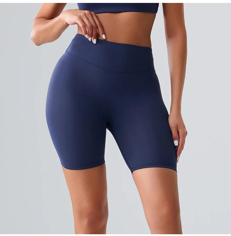 Sports Short Women Yoga Shorts High Waist Breathable Soft Fitness Tight Women Yoga Legging Shorts Cycling Athletic Gym Shorts