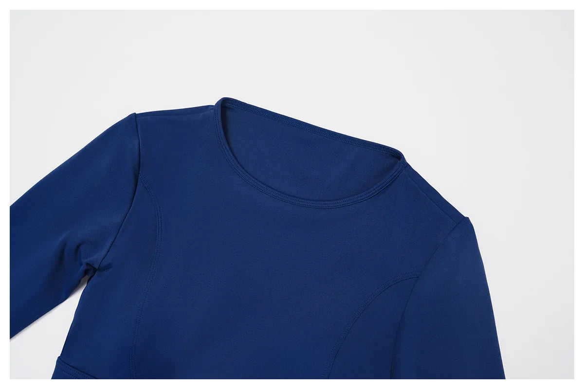 Women Yoga Shirts Crop Top Yoga Long Sleeves Shirts for Women Yoga Sports Running Fitness Gym Clothes Push Up Workout Tops