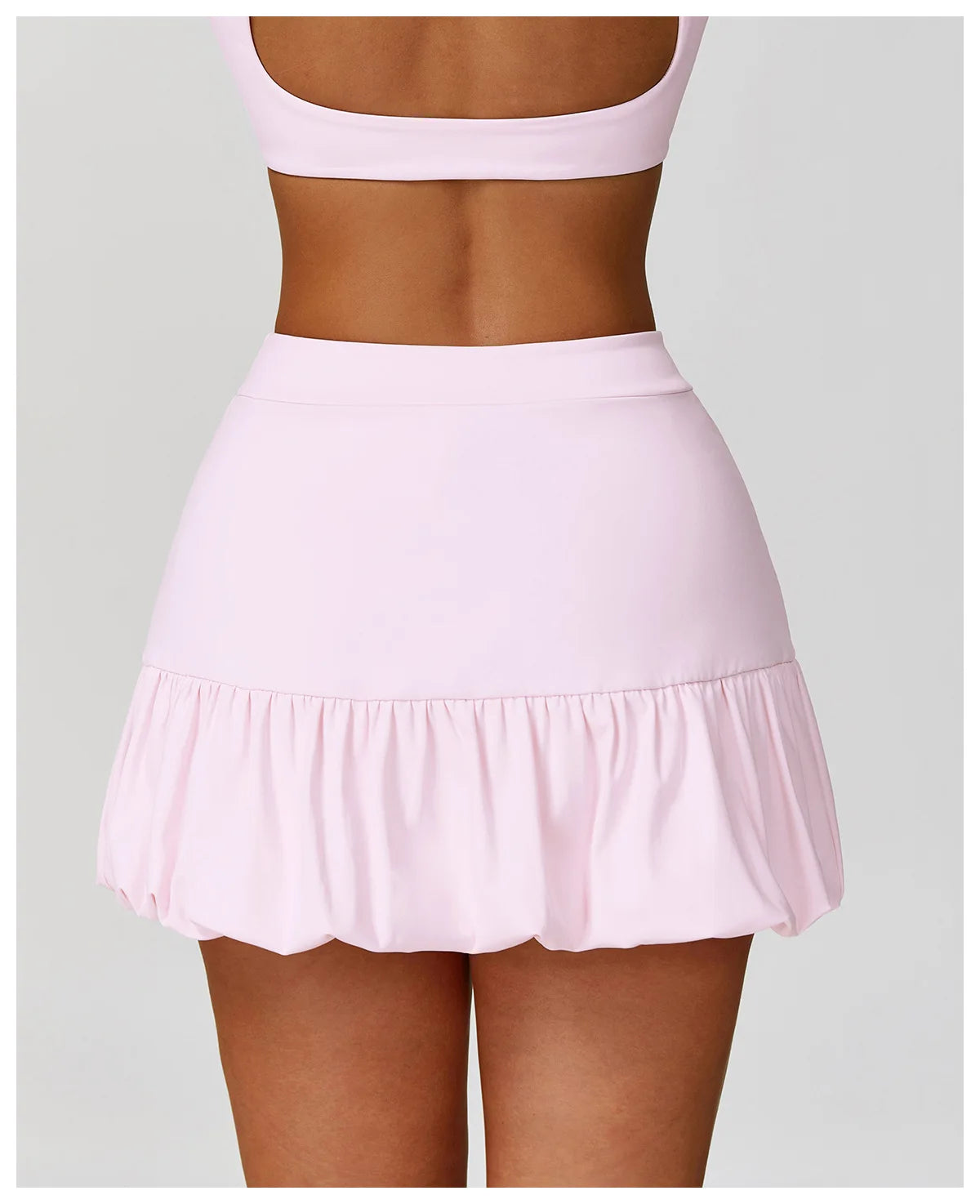 High Waisted Tennis Mini Skirt Women's Tennis Yoga Golf Sports Belt Safety Pants Pocket Comfortable and Breathable Sports Skirt