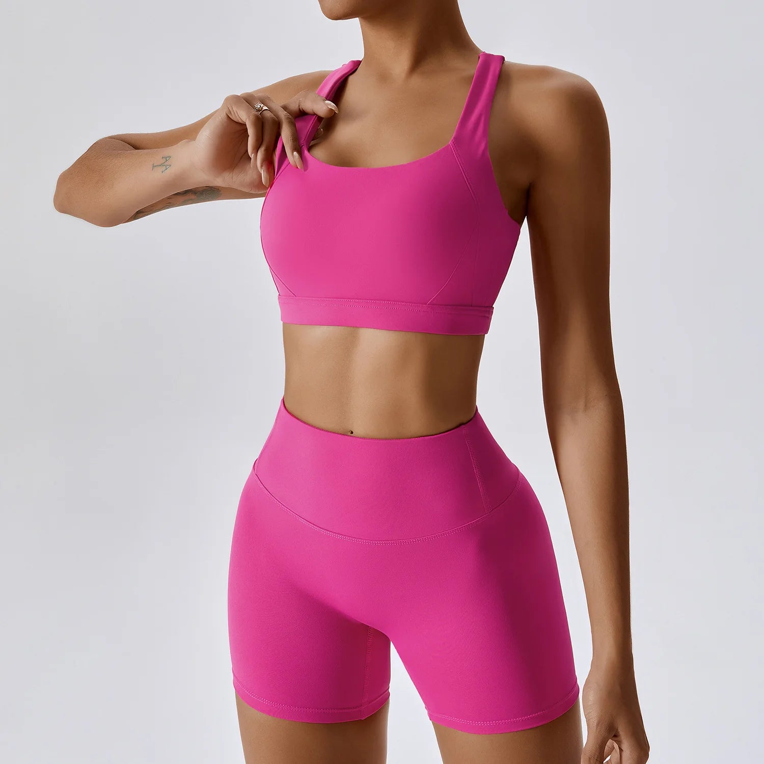 2/3PCS Yoga Set Gym Clothes Sportswear Yoga Suits For Women Tracksuit Fitness Set Tracksuits Sports Bra Gym Leggings Yoga Top