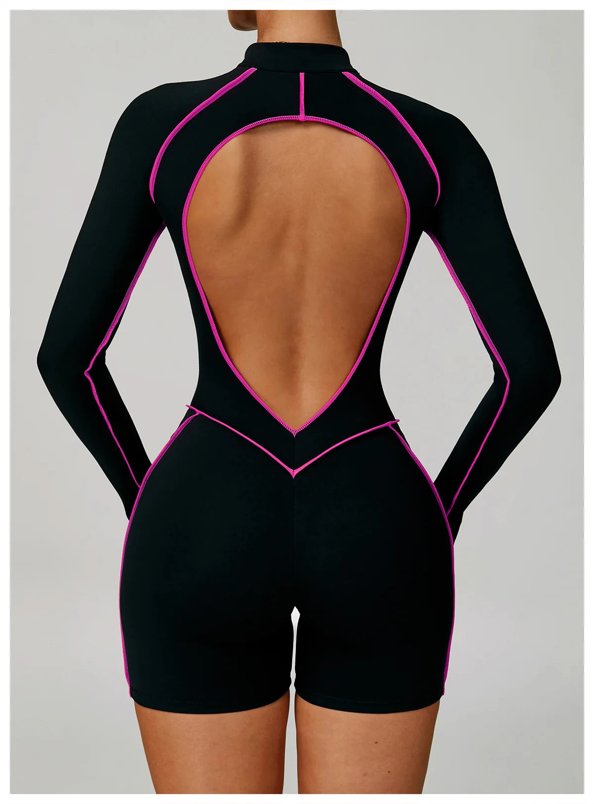 Zipper Rompers Women's Gym Jumpsuit Fitness Suit Short Sets Sports Overalls for Woman Tracksuit Yoga Clothing Workout Sportswear