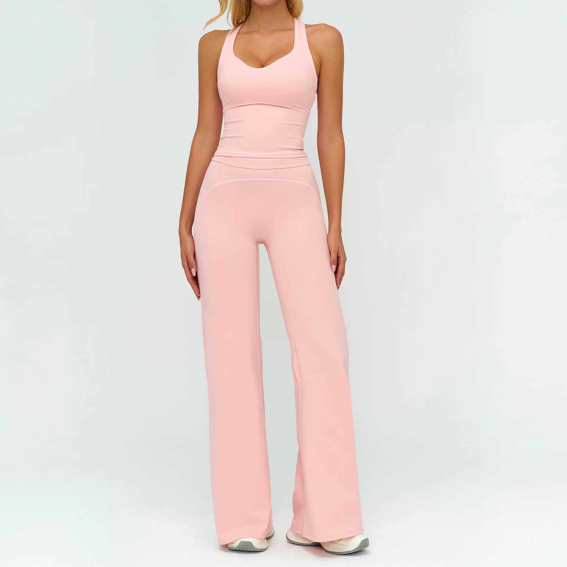 Women Tracksuit 2PCS Yoga Clothes Athletic Wear Fitness Set Gym Outfits Workout Sets Push Up Sports Bra Leggings Suit Sportswear