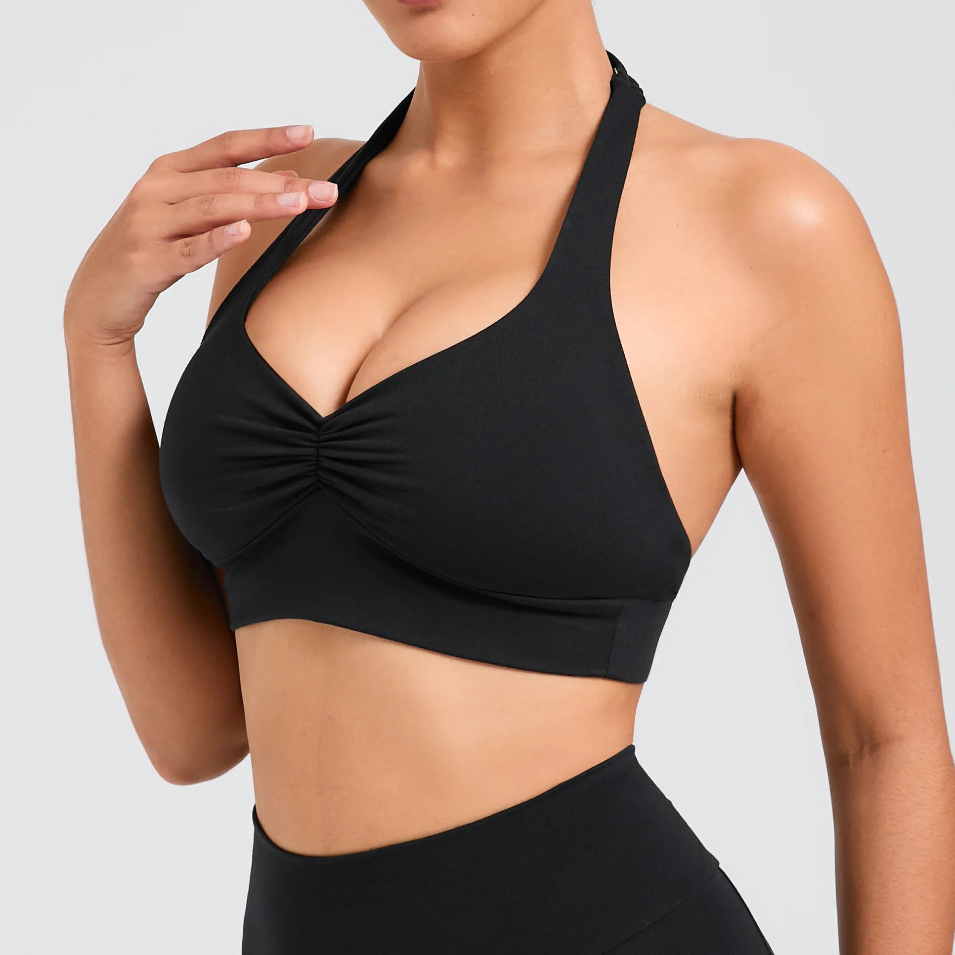 Sports Underwear Women Sports Bra Hanging Neck Yoga Bra Gym Top Women Training Running Yoga Bra Fitness Workout Tank Top