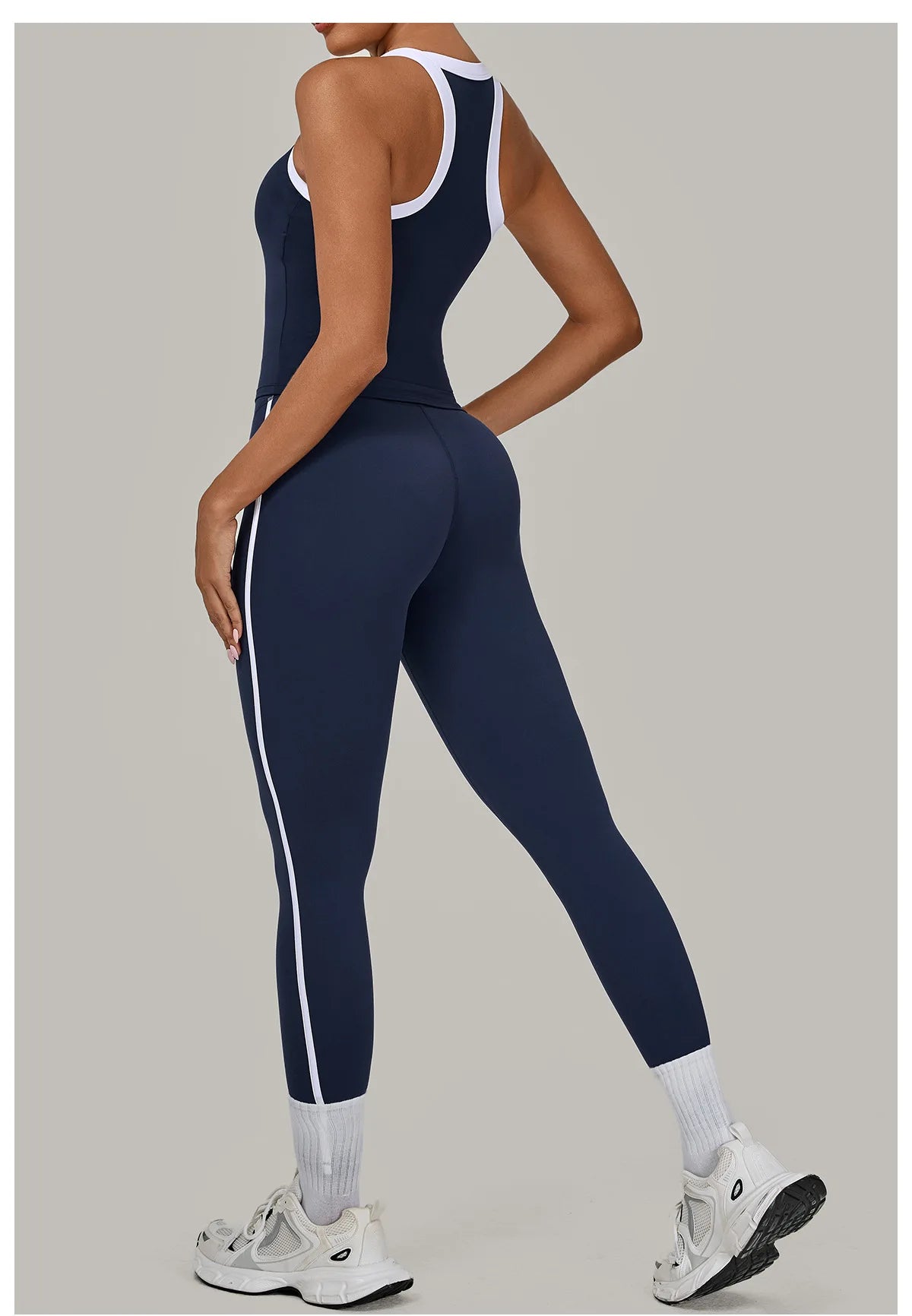 2 Pieces Yoga Set Women's Tracksuit Workout Clothes Sportswear Gym Clothing High Waist Leggings Fitness Bra Push Up Sports Suits