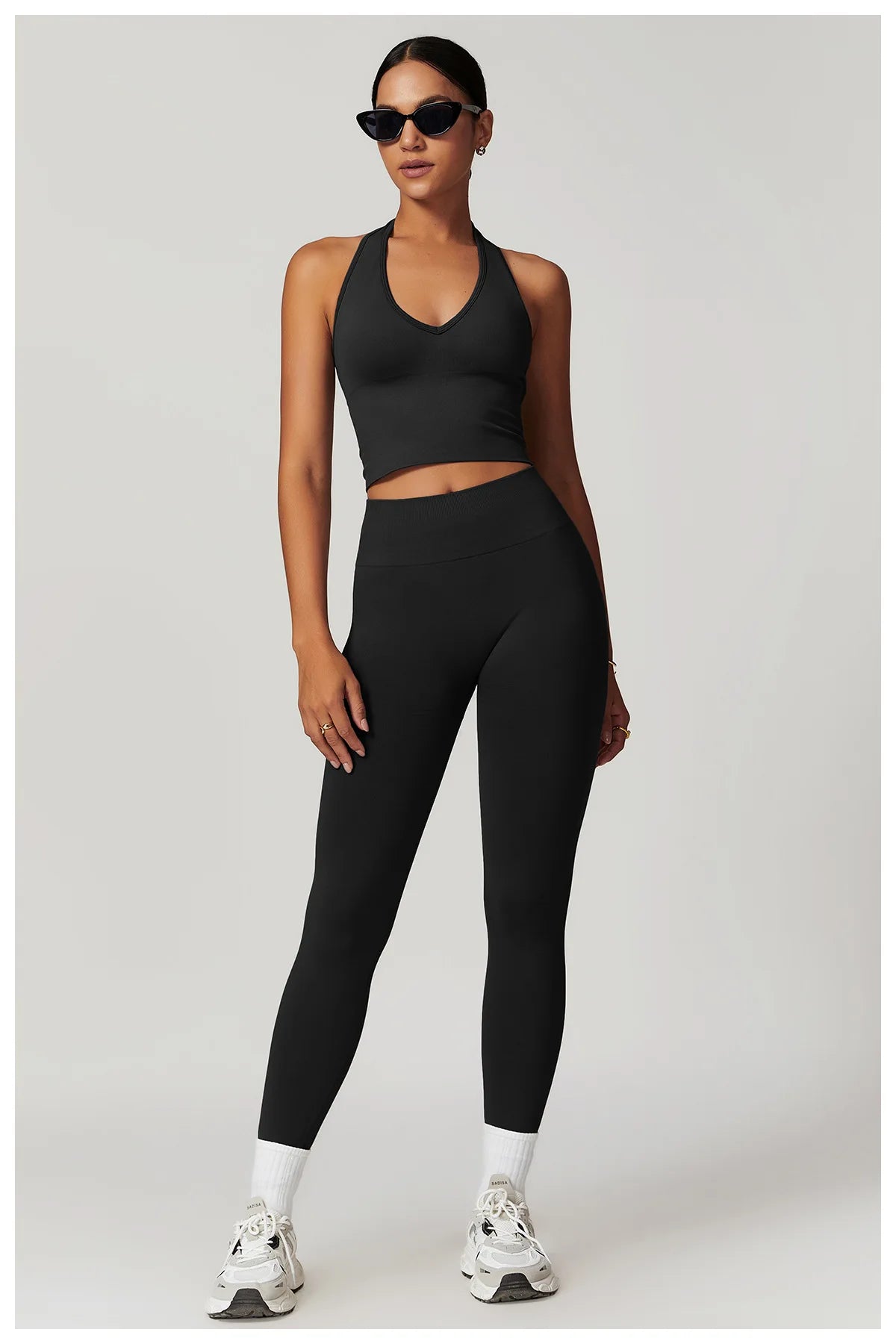 High Waist Seamless Leggings Women Fitness Running Yoga Pants Ribbed Leggings Energy Gym Tights Leggings Casual Workout Leggings