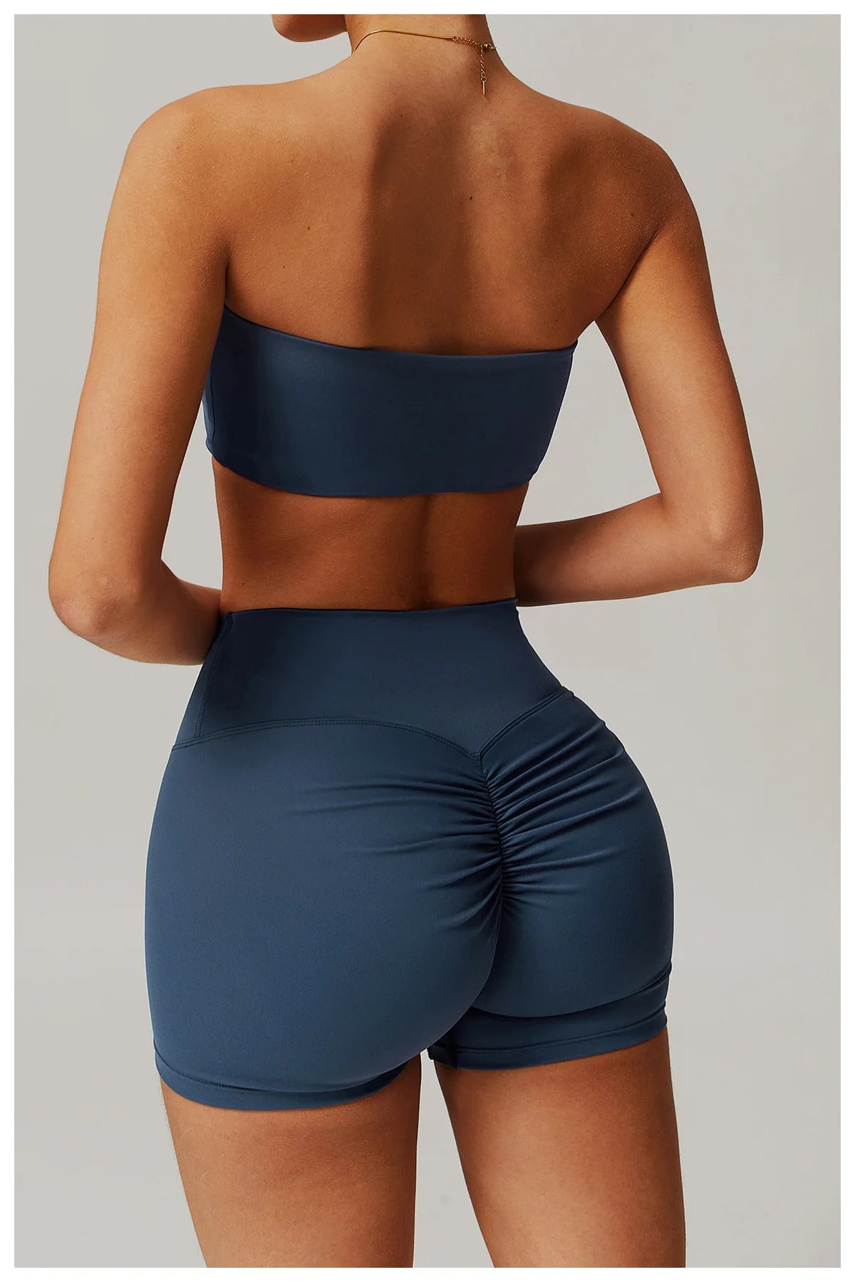 Sports Underwear Women Fitness Bra Intimate Strapless Bustier Bandeau Breathable Wrapped Chest Sports Bra Fitness Tops Yoga Bra