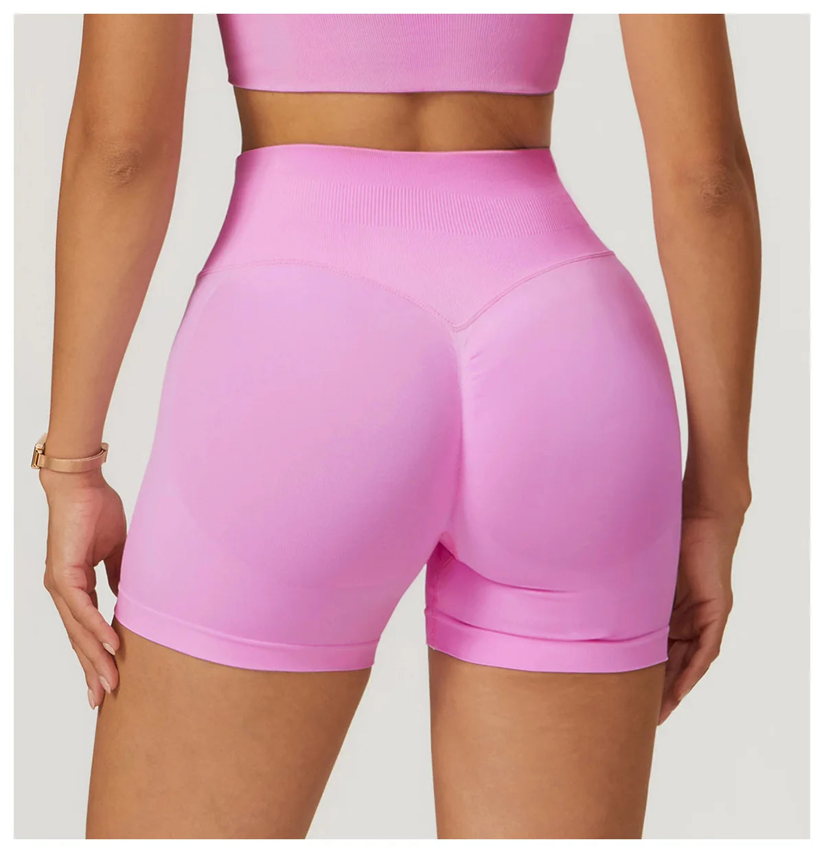 Seamless Shorts for Women Yoga Shorts Summer Push Up Booty Workout Gym Shorts Fitness High Waist Sports Short Women Clothing