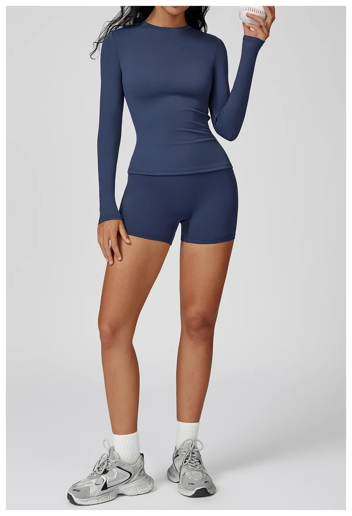 Yoga Shirts For Women Long Sleeve Fitness Running Push Up Gym Shirts Female Workout Breathable High Elastic Sports Top