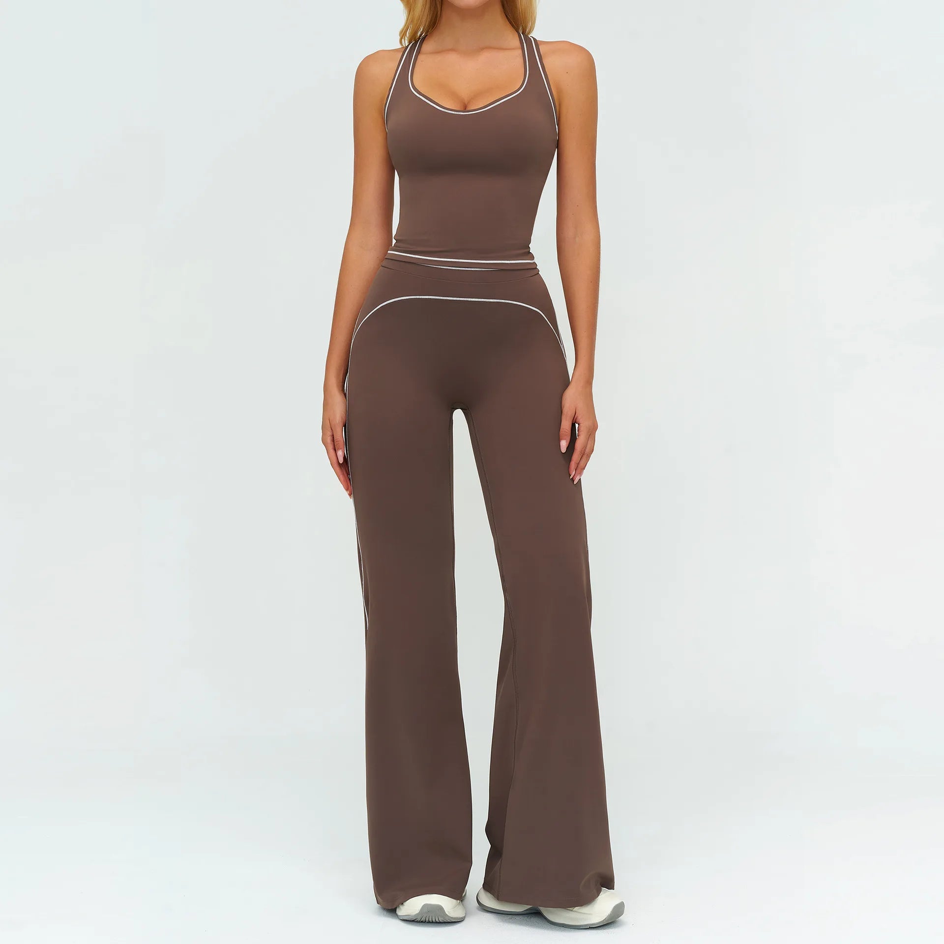 Women Tracksuit 2PCS Yoga Clothes Athletic Wear Fitness Set Gym Outfits Workout Sets Push Up Sports Bra Leggings Suit Sportswear