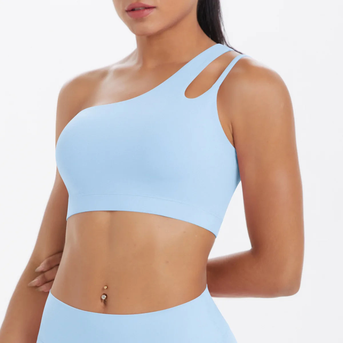 Sports Bra Women Push Up Fitness Bras One Shoulder Underwear Shockproof Yoga Bra Workout Bra Yoga Running Bra Sexy Vest
