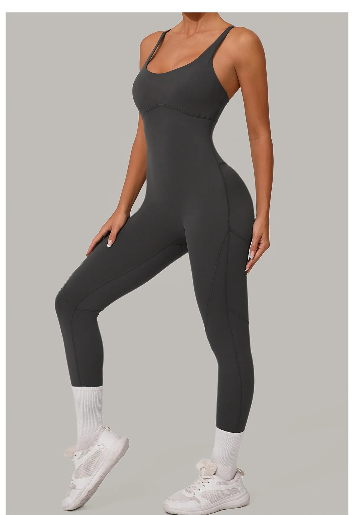 Women's Tracksuit Jumpsuits One-Piece Suit Sleeveless Yoga Set Gym Push Up Workout Clothes Fitness Bodysuit Sportswear Rompers