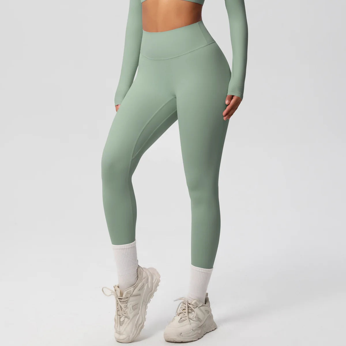 Leggings Female High Elastic Seamless Tights High Waist Butt Lift Sexy Fitness Pants Knit Slim Gym Running Yoga Leggings