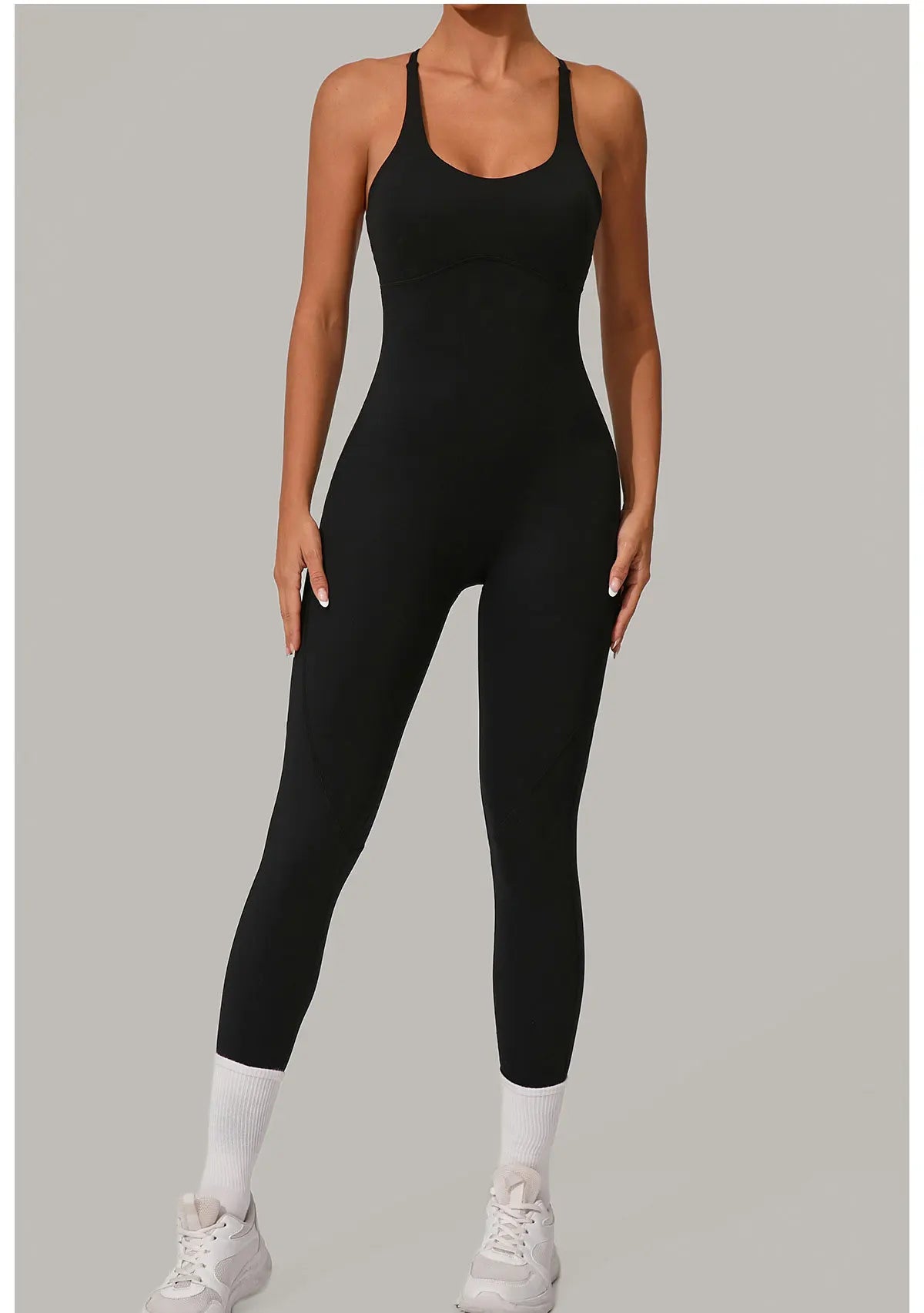 Women's Tracksuit Jumpsuits One-Piece Suit Sleeveless Yoga Set Gym Push Up Workout Clothes Fitness Bodysuit Sportswear Rompers