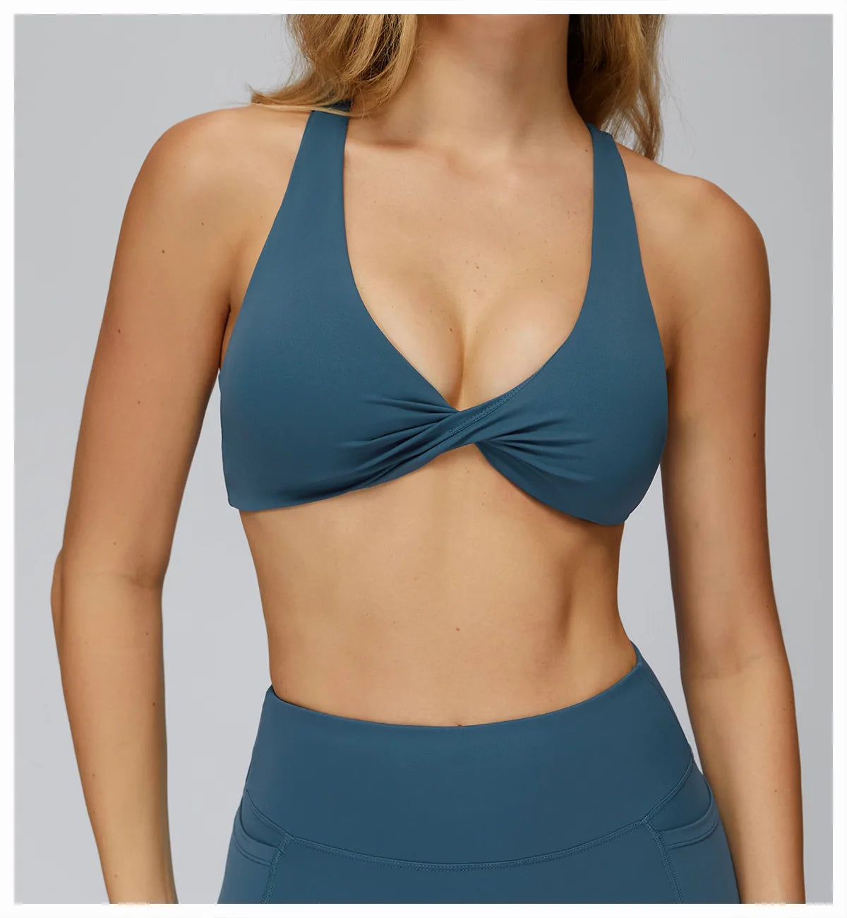 High Intensity Sports Underwear Women Shockproof Sagging Resistant Yoga Vest Fitness Bra Integrated Professional Running Gym Top