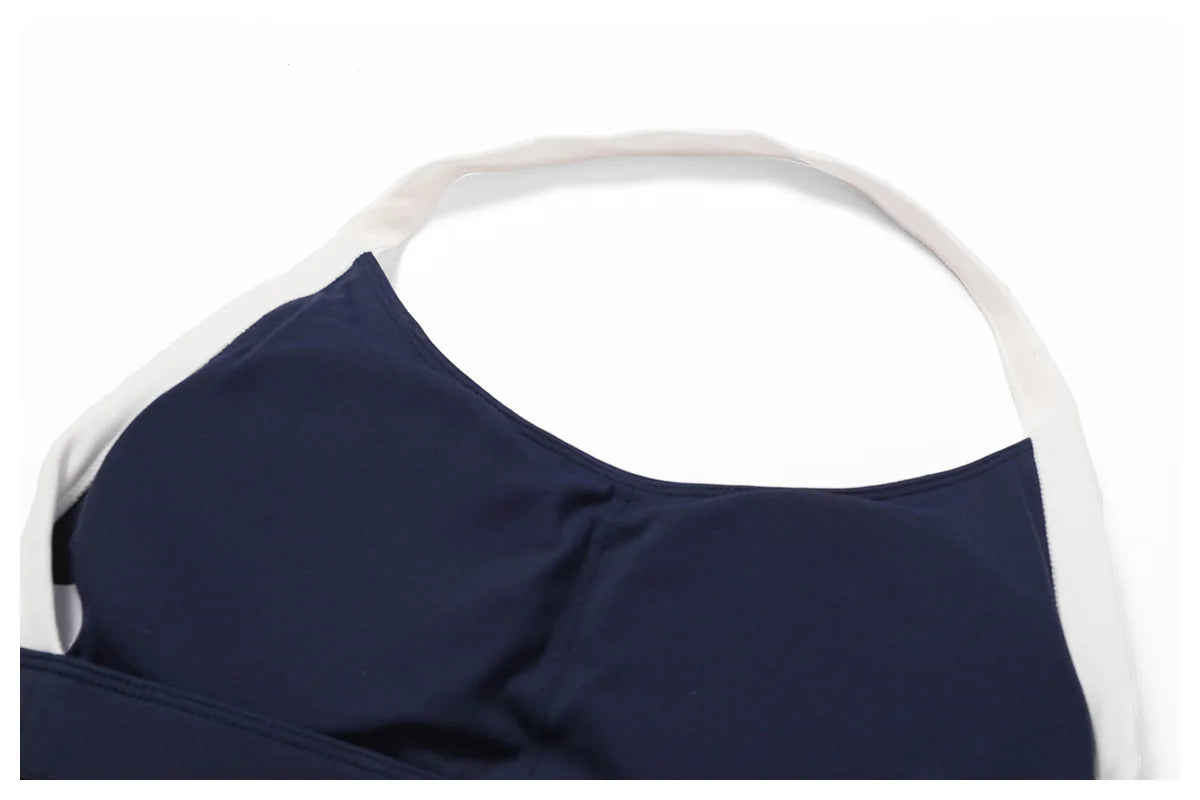 Women's Neck Hanging Back Beauty Yoga Bra Quick Drying Sports Underwear Gym Push Up Workout High-intensity Running Fitness Vest