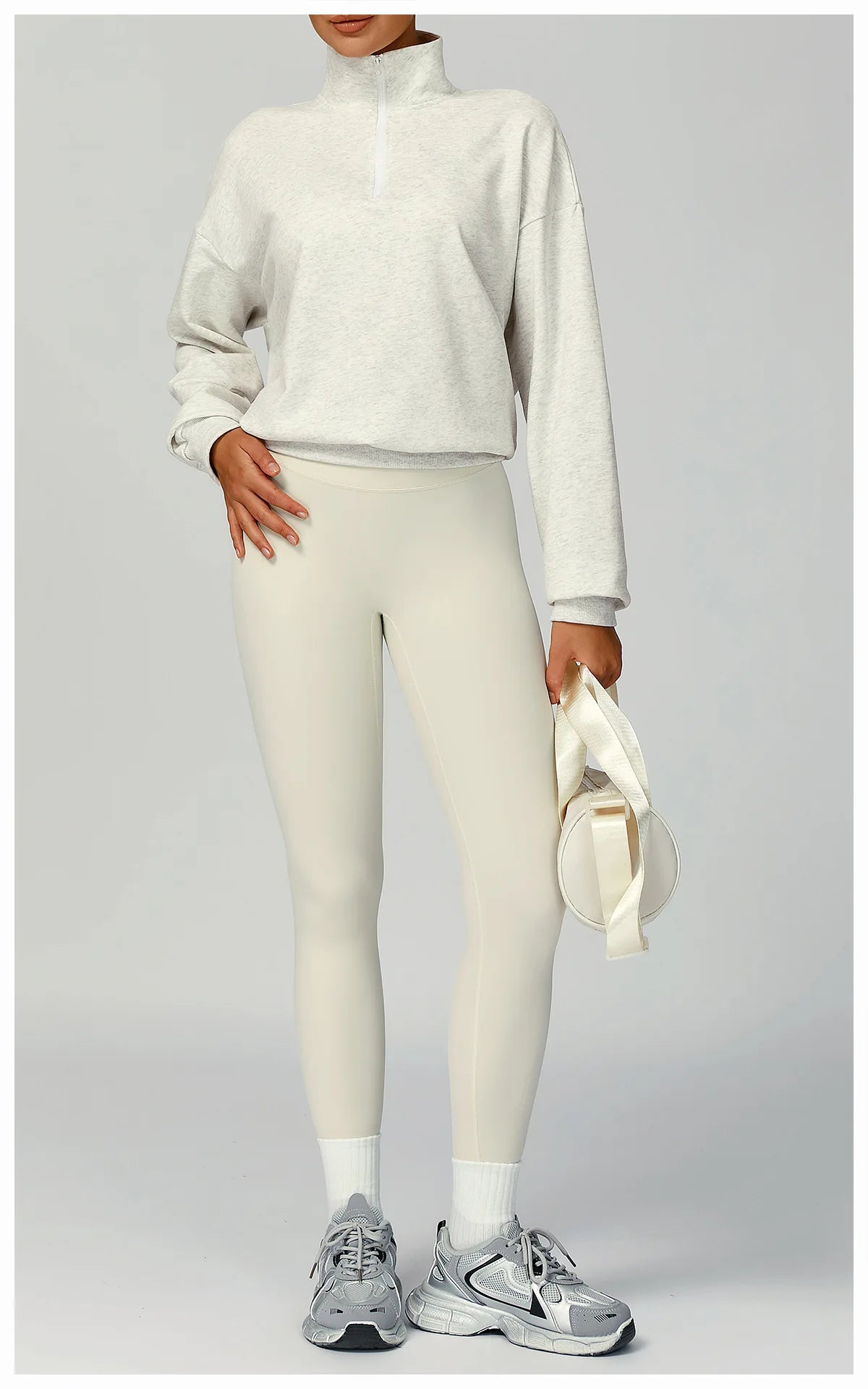 New Winter Zipper Hoodie Women's Long Sleeve Casual Loose Windproof Warm Versatile Hoodie Women's Running and Fitness Sportswear