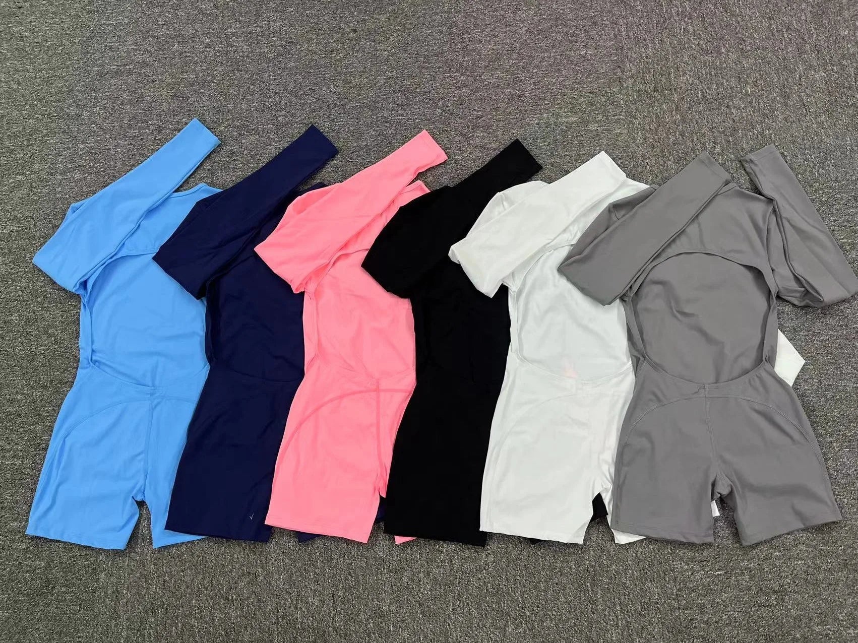Women's Tracksuit Yoga Set Push Up Sports Jumpsuits Long Sleeves Fitness Rompers Sleeveless Sportswear Gym Set Workout Clothes