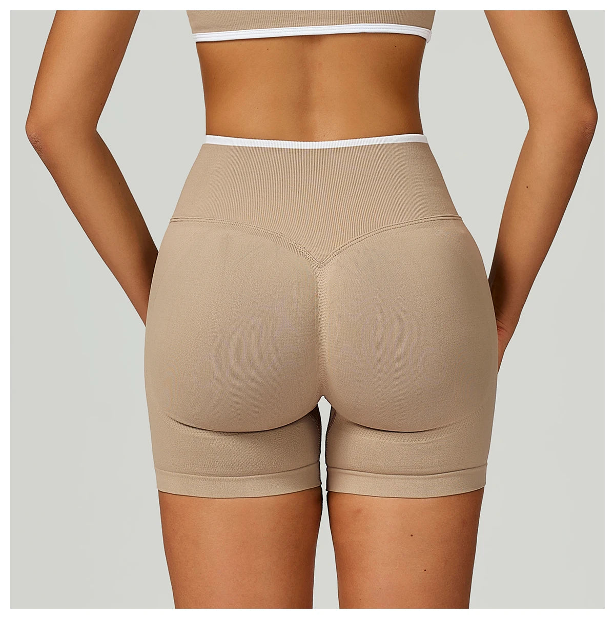 Seamless Women Sports Short Yoga Legging Shorts Squat Proof High Waist Fitness Tight Shorts Cycling Impact Workout Gym Shorts