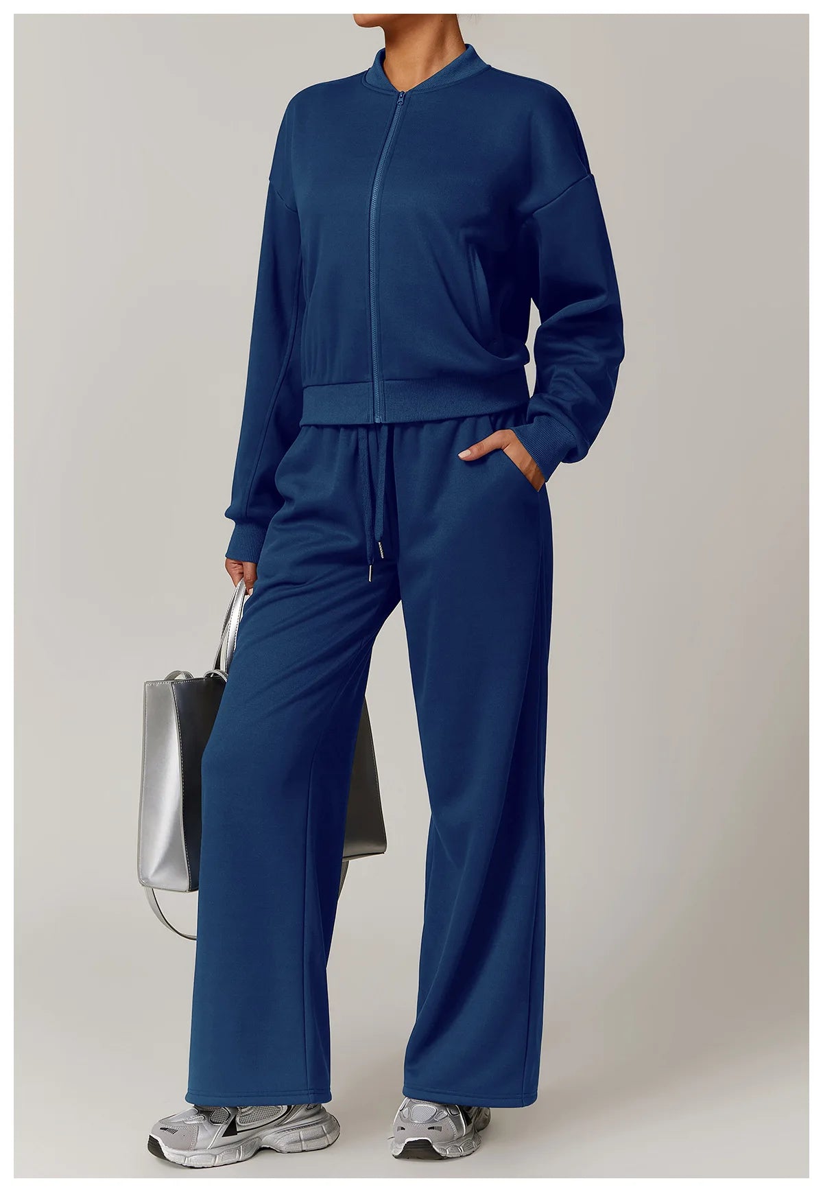 Winter Plush Loose Sports Sweatpants for Women Straight Leg Pants Warm Casual Pants Running Sports Pants for Women