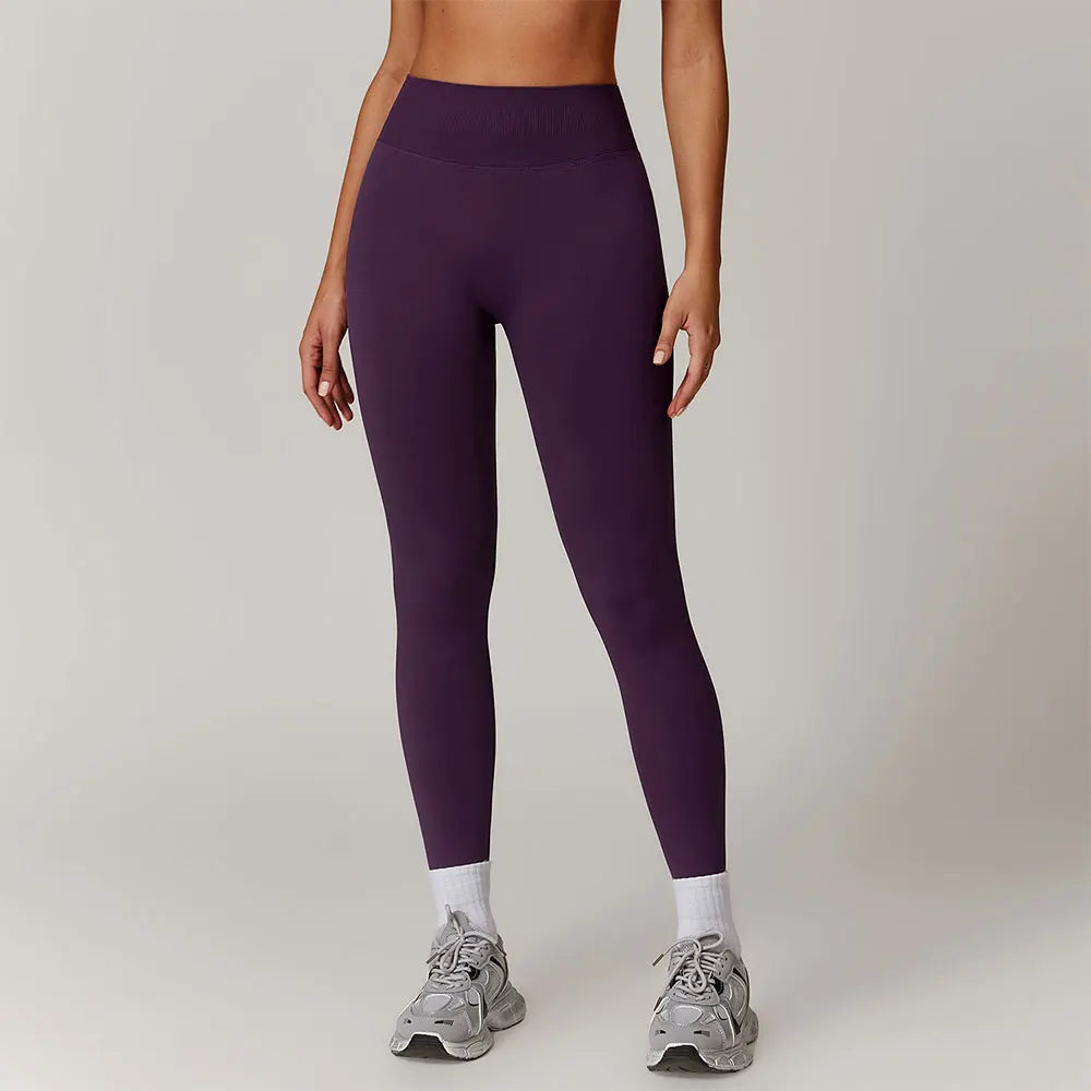 Ribbed Fitness Leggings Women Sport High Waist Tights Seamless Yoga Leggings Gym Jogging Quick Dry Push Up Slim Pants Running