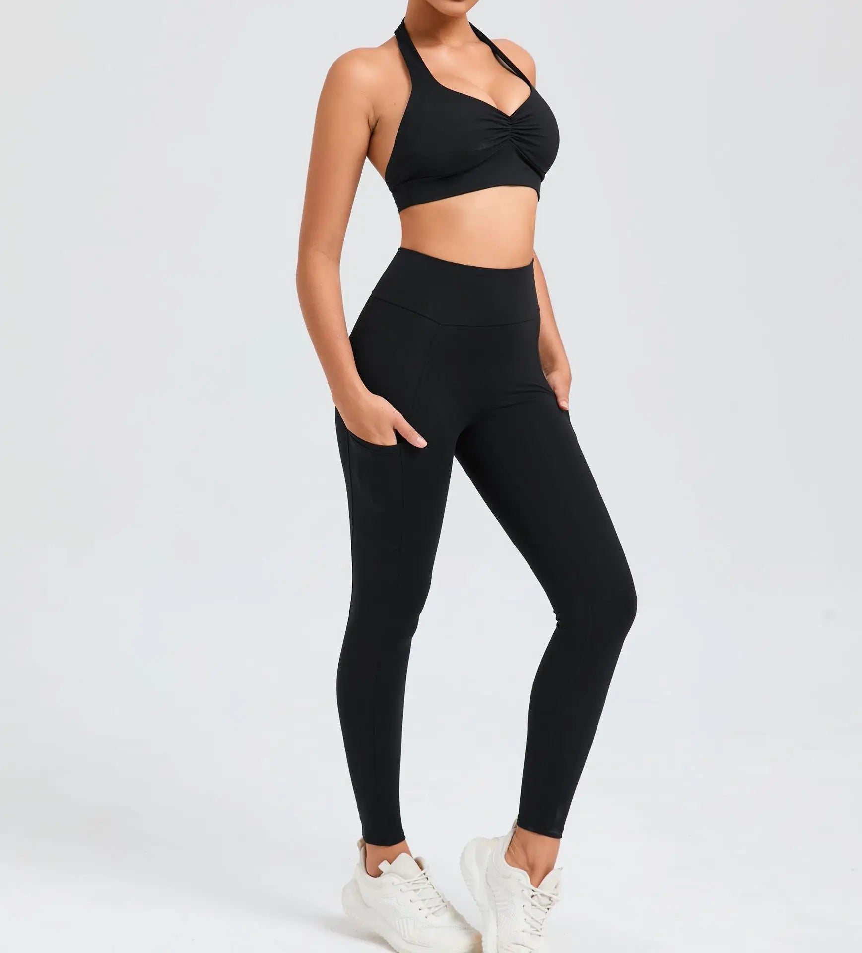 Fitness Suit Women Tracksuit Yoga Set Sportswear Workout Clothes Sports Bra High Waist Leggings Gym Clothing Sports Suits